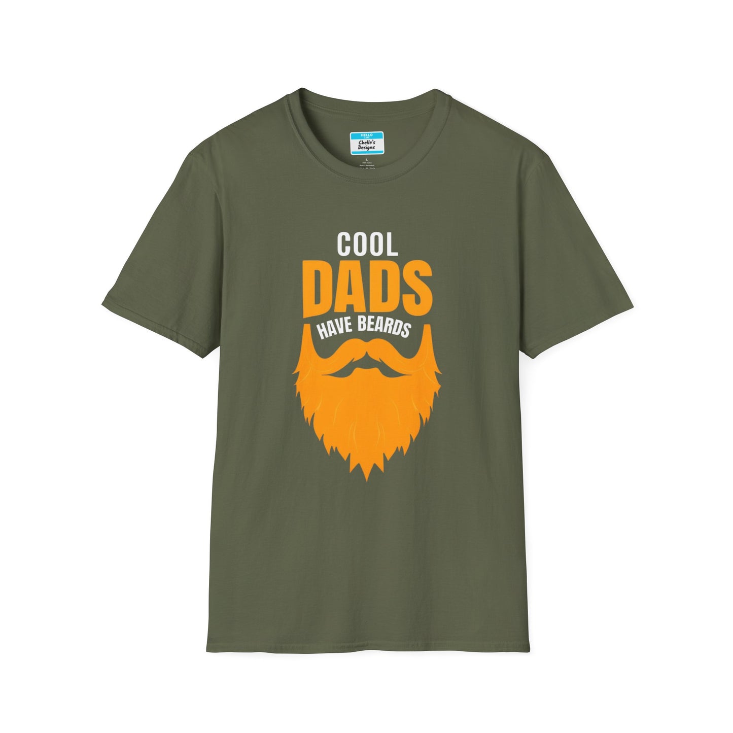 Cool Dads Have Ginger Beards T-Shirt | Funny Father’s Day Gift Beard Graphic Tee