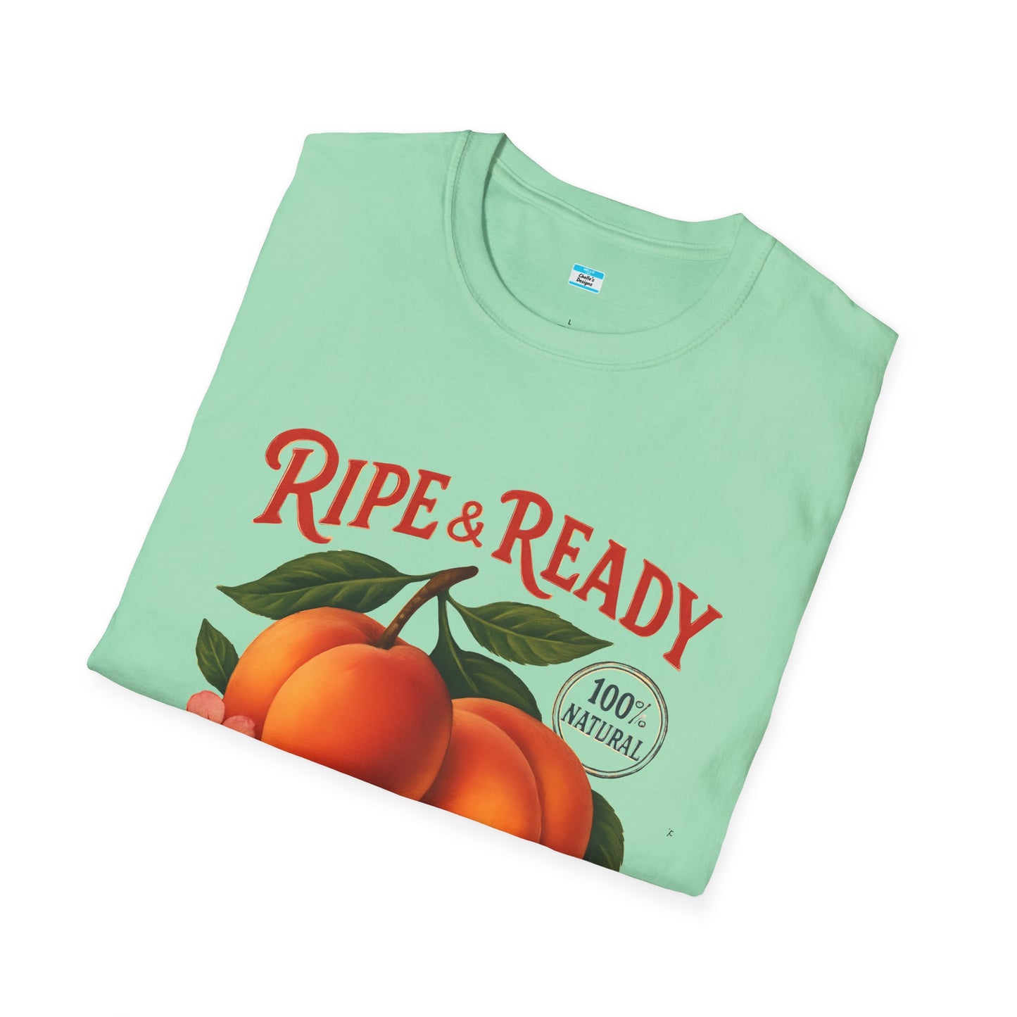 Ripe & Ready Peach T-Shirt β Hidden Valley Sweet Juicy Vintage Fruit Tee