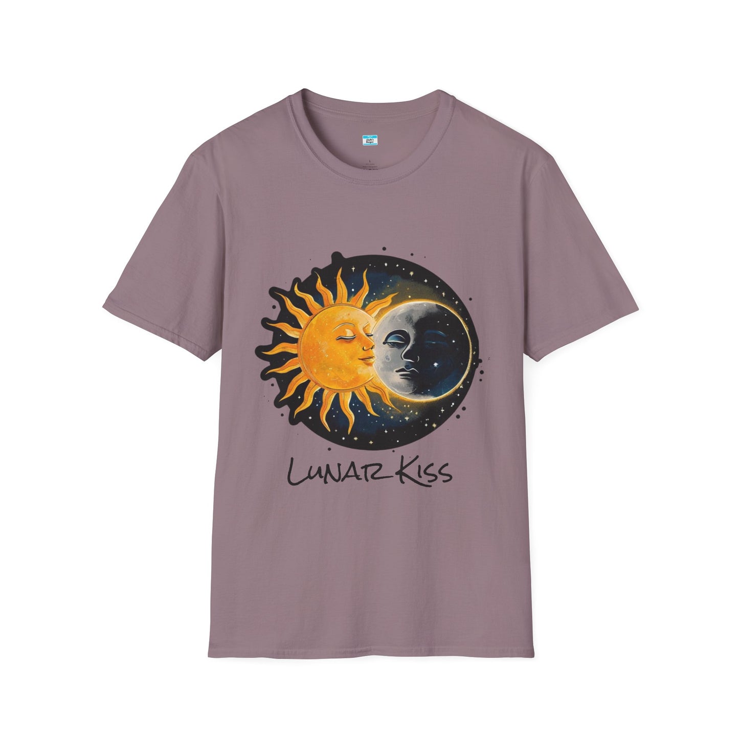 Lunar Kiss T-Shirt β Romantic Sun and Moon Celestial Graphic Tee