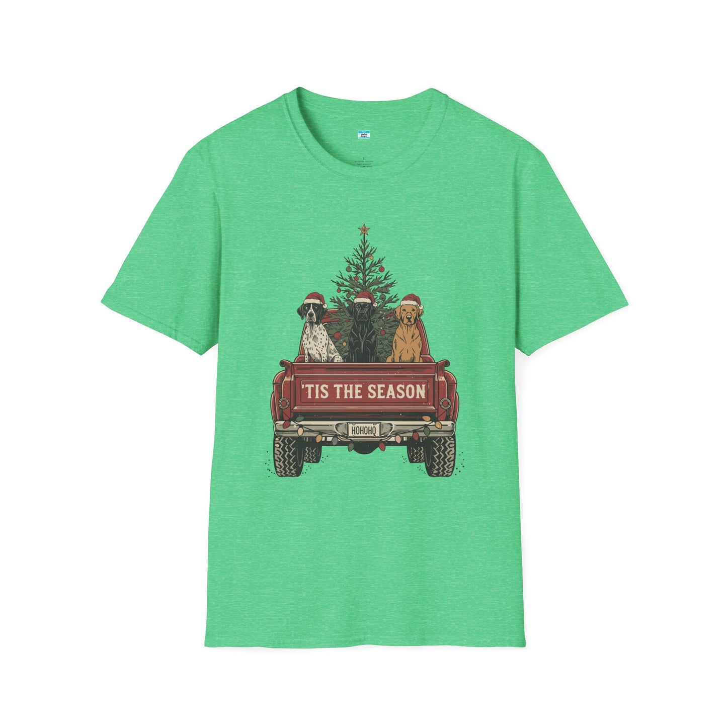 ’Tis The Season Christmas Truck Dog Shirt – Festive Holiday Dog Lover Tee