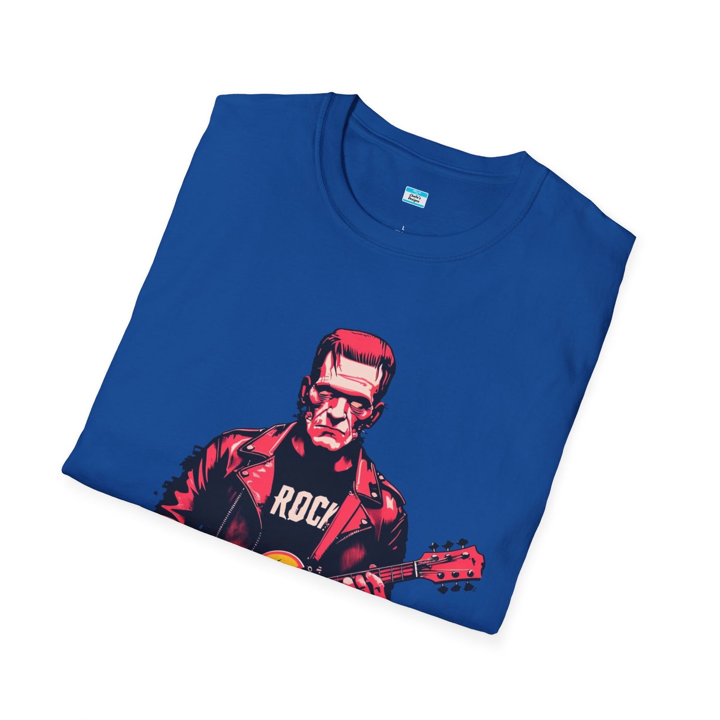 Frankenstein Rock Guitar T-Shirt – Horror Punk Monster Music Tee