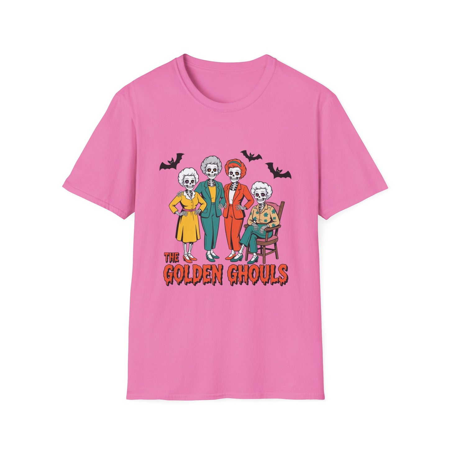 Golden Ghouls Halloween Parody T-Shirt β Funny Skeleton Golden Girls Tee