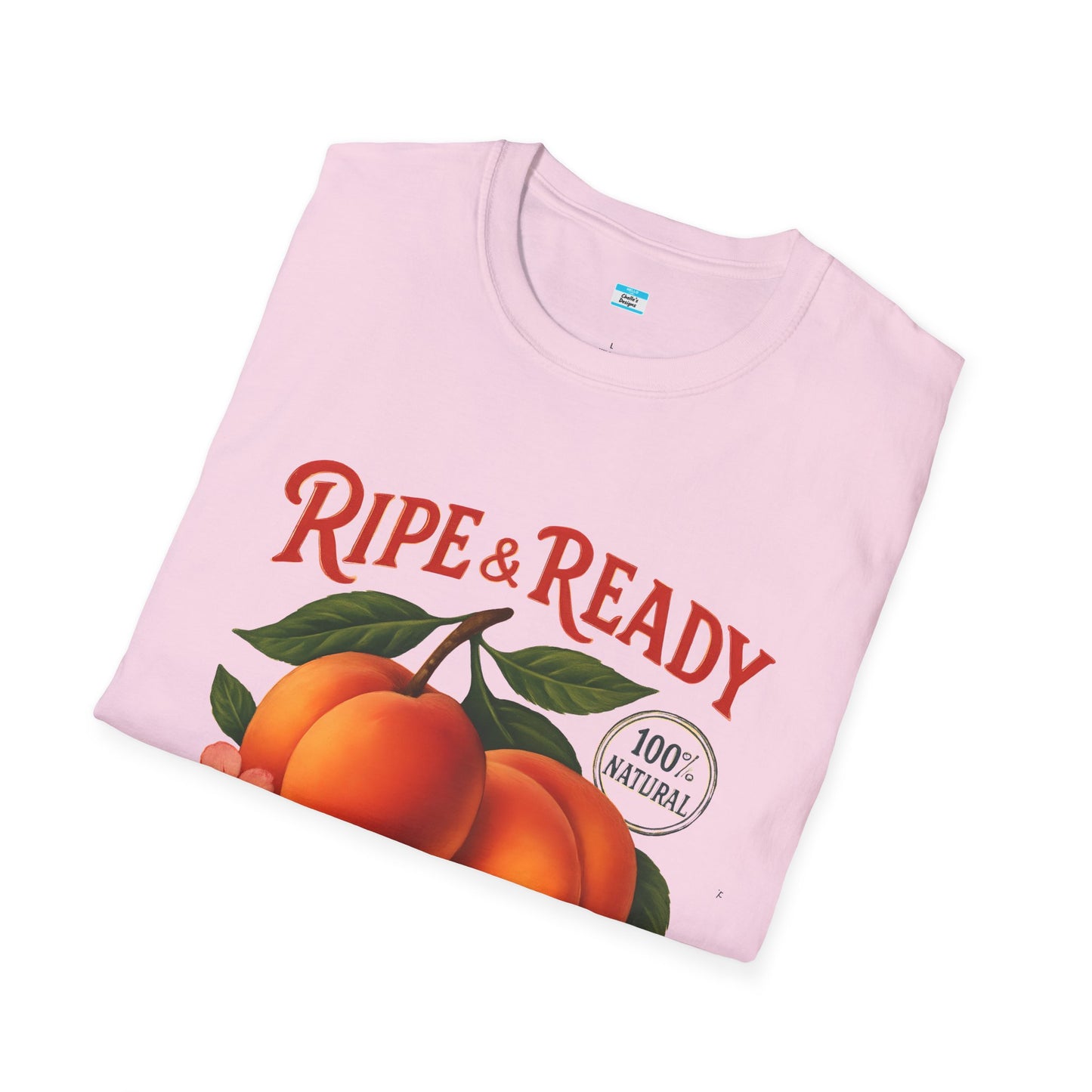 Ripe & Ready Peach T-Shirt β Hidden Valley Sweet Juicy Vintage Fruit Tee