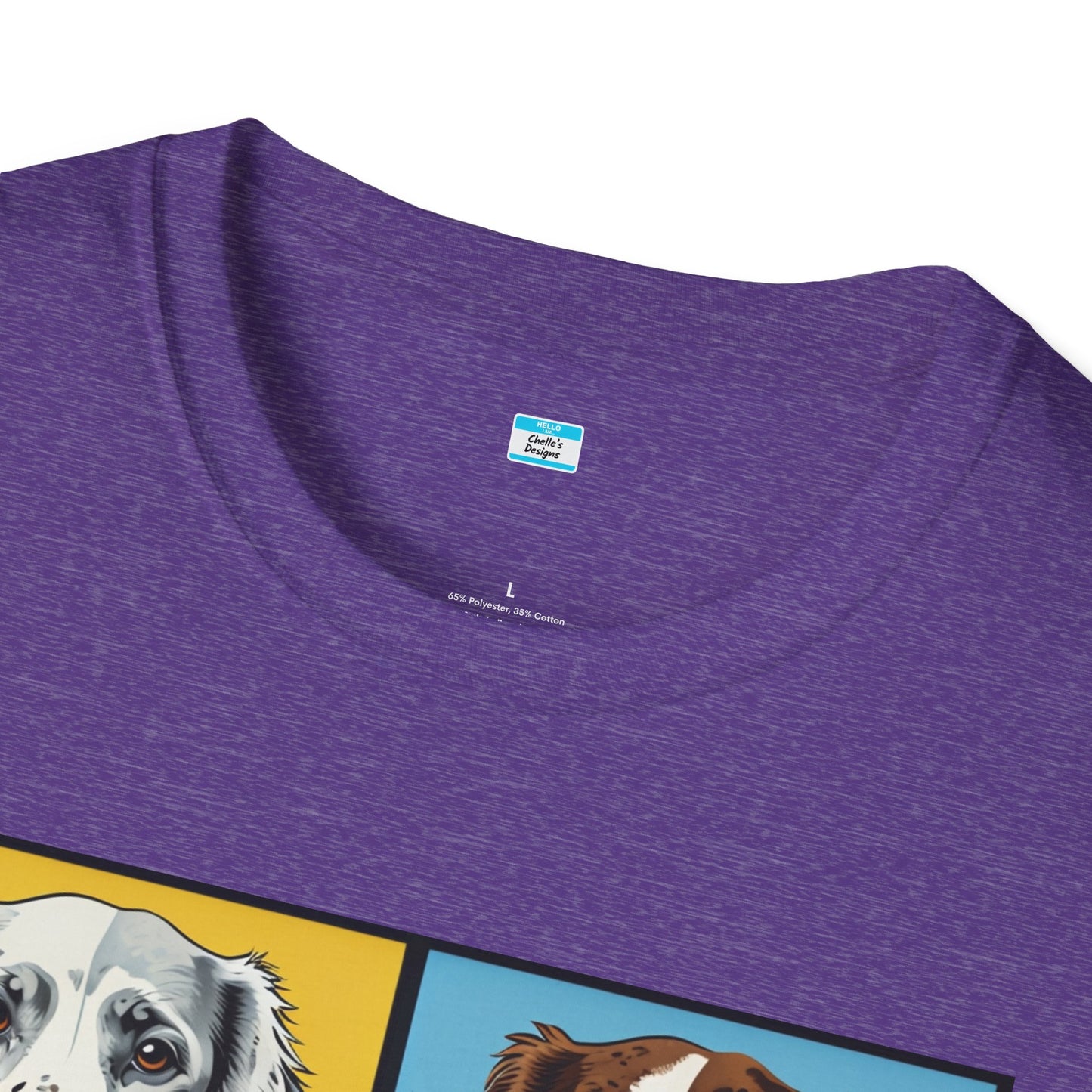 Pop Art English Setter T-Shirt β Colorful Dog Lover Graphic Tee