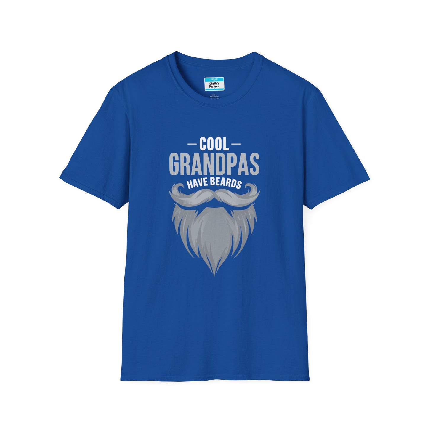 Cool Dads Have Gray Beards T-Shirt | Funny Father’s Day Gift Beard Graphic Tee