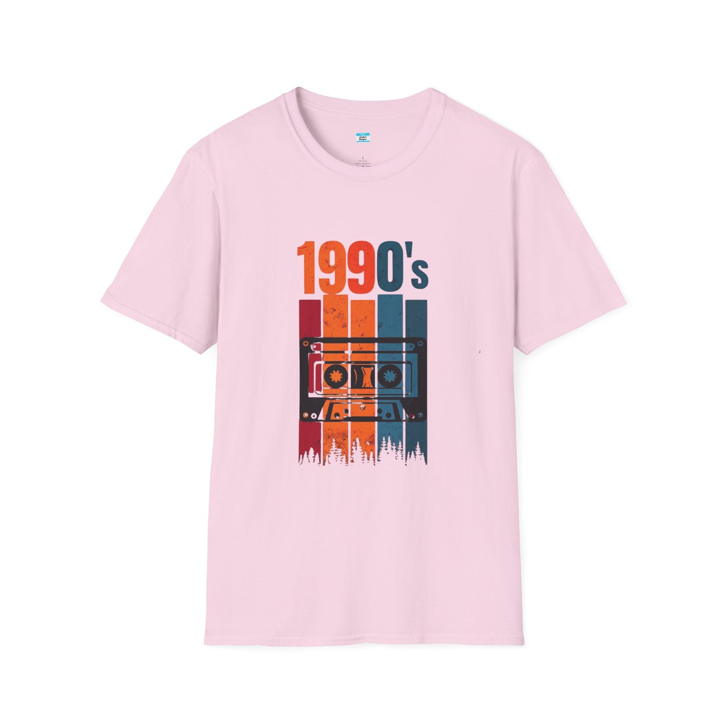 Retro 1990s Cassette Tape T-Shirt – Vintage Forest Mixtape Music Tee