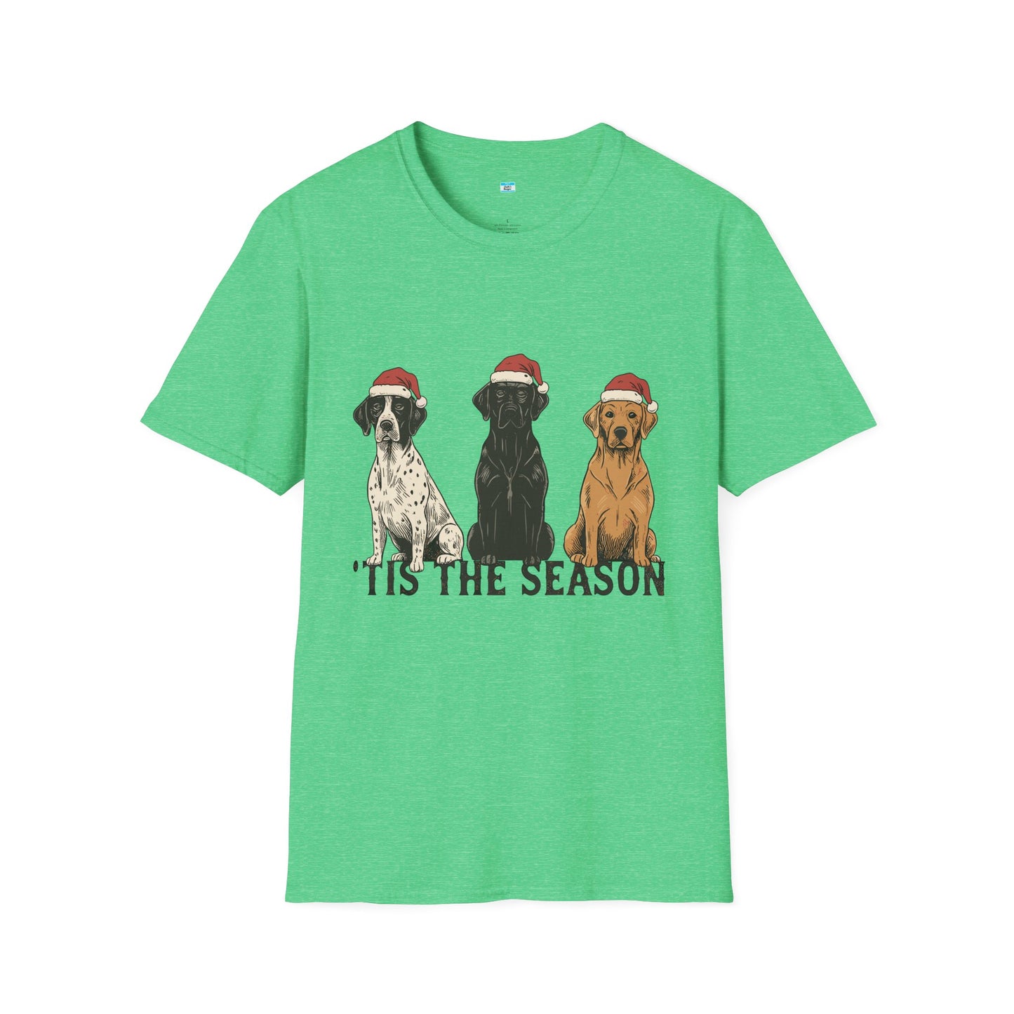 ’Tis The Season Dog Christmas Shirt – Cute Holiday Labrador Dog Lover Tee