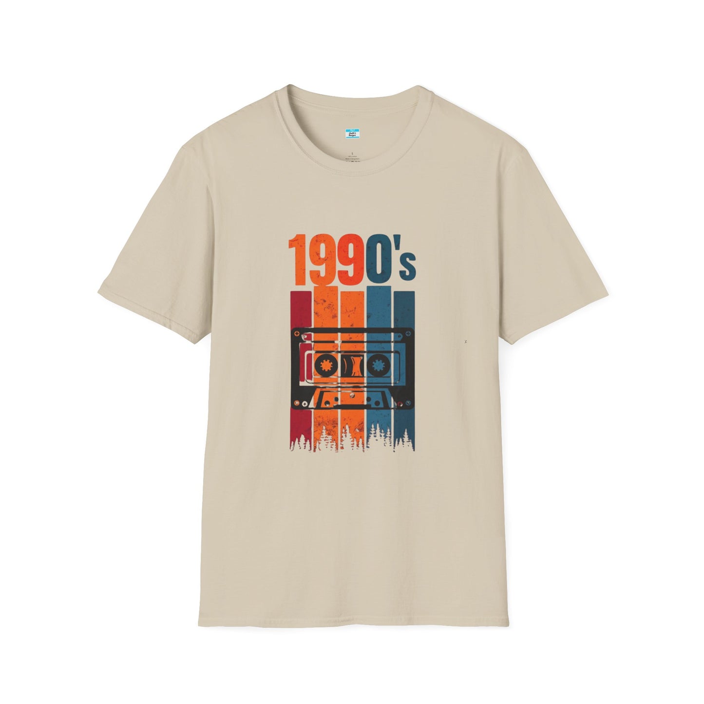 Retro 1990s Cassette Tape T-Shirt – Vintage Forest Mixtape Music Tee