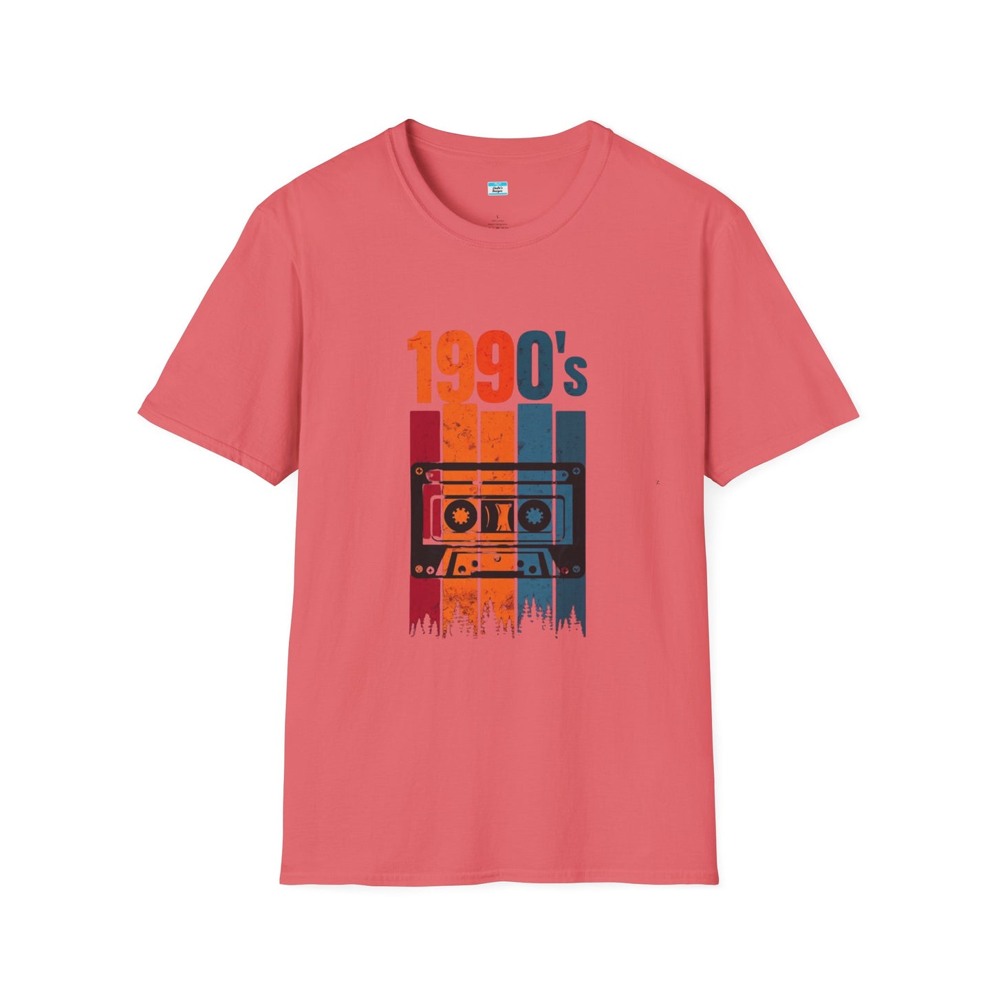 Retro 1990s Cassette Tape T-Shirt – Vintage Forest Mixtape Music Tee