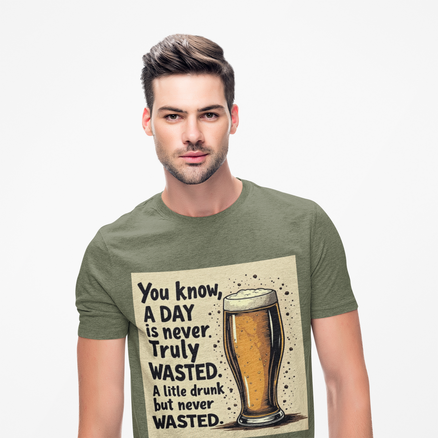 A Day is Never Truly Wasted – Funny Beer Lover Shirt