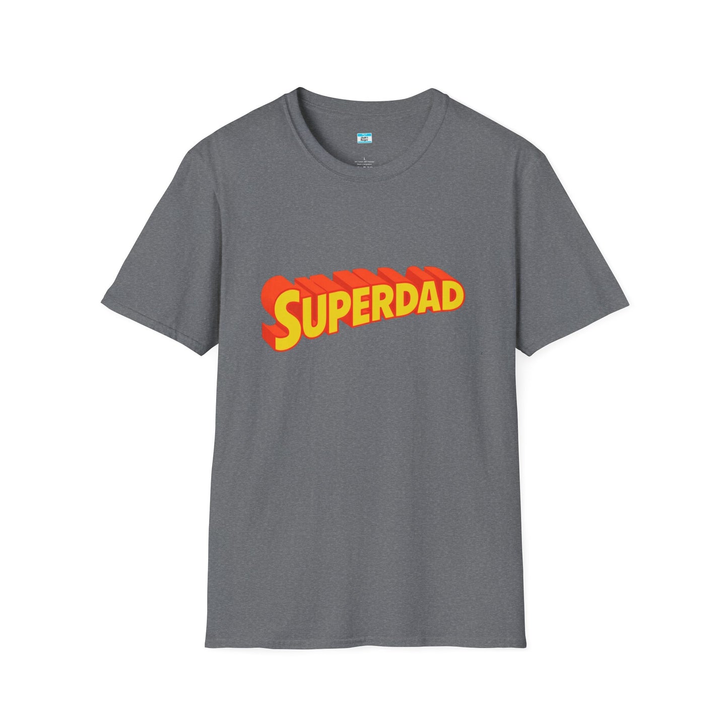 Superdad Graphic T-Shirt – Retro Comic Style Dad Tee, Fun Father’s Day Gift