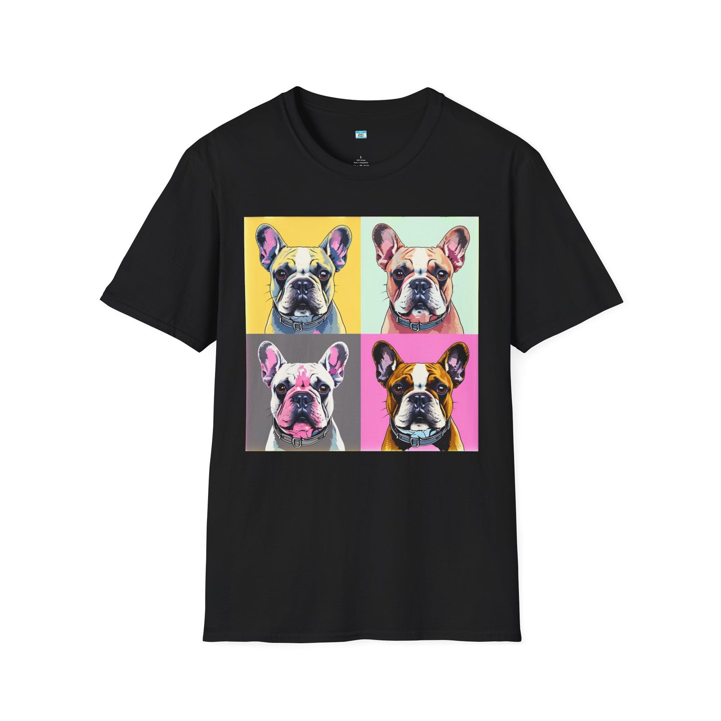 Pop Art French Bulldog T-Shirt β Colorful Frenchie Lover Graphic Tee