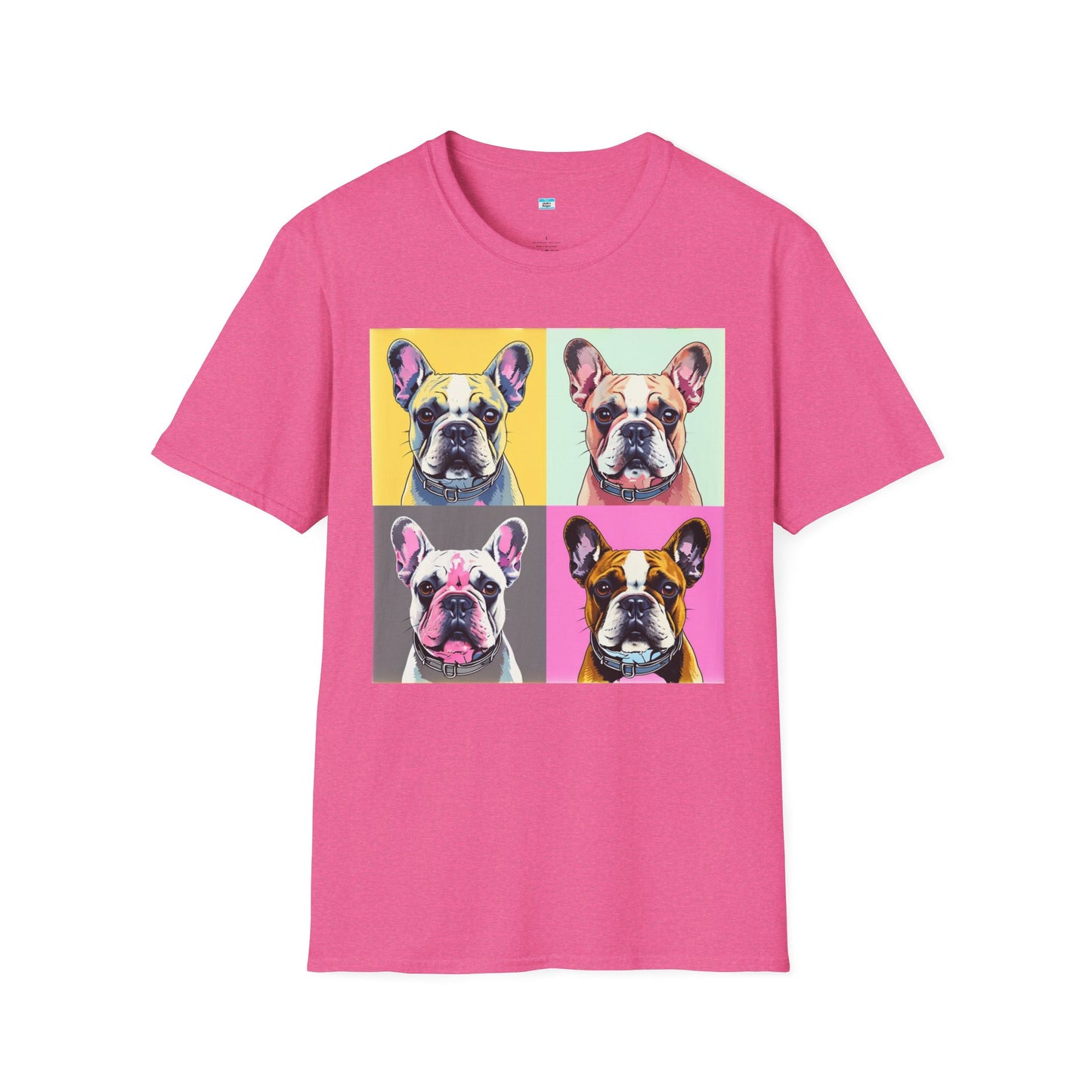 Pop Art French Bulldog T-Shirt β Colorful Frenchie Lover Graphic Tee