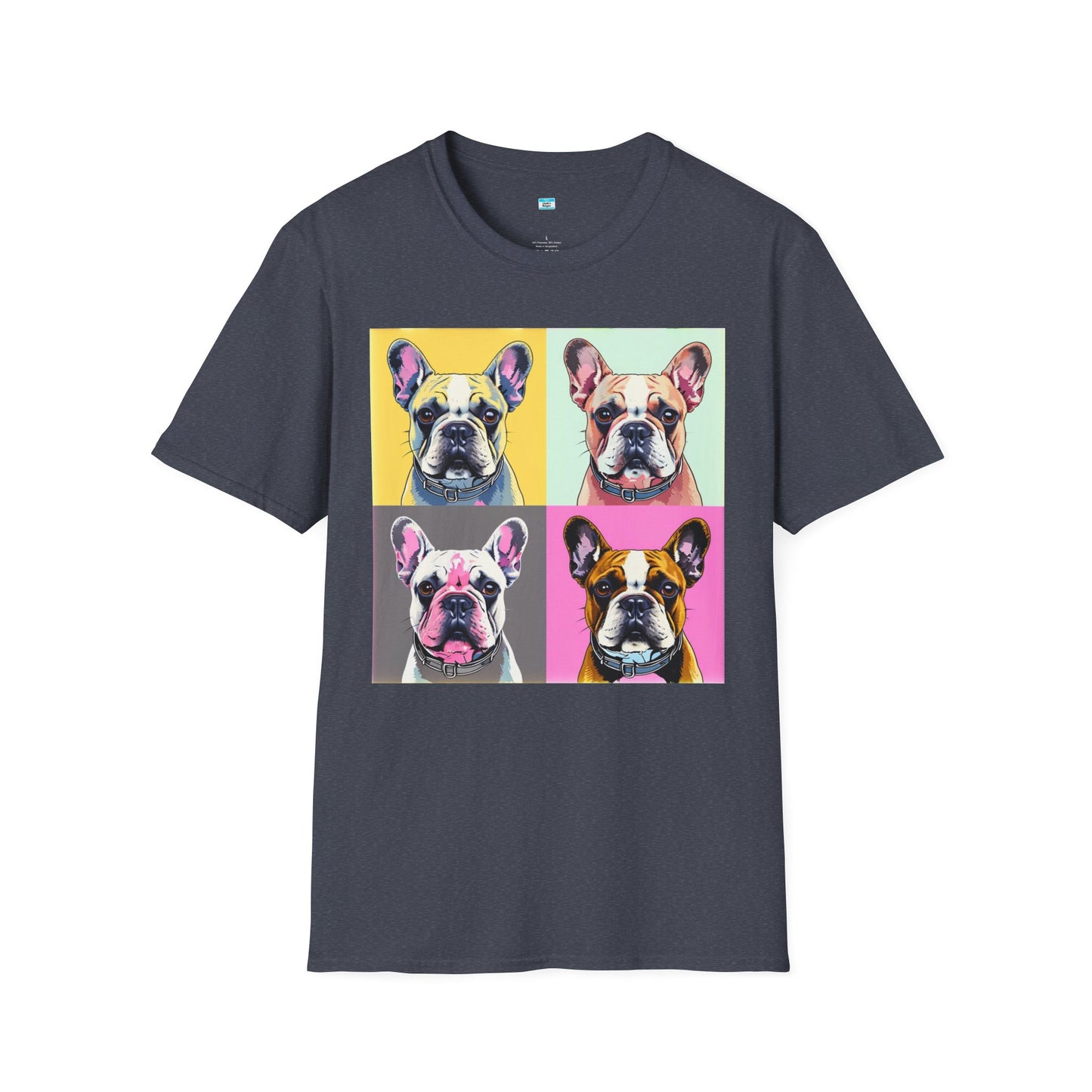 Pop Art French Bulldog T-Shirt β Colorful Frenchie Lover Graphic Tee