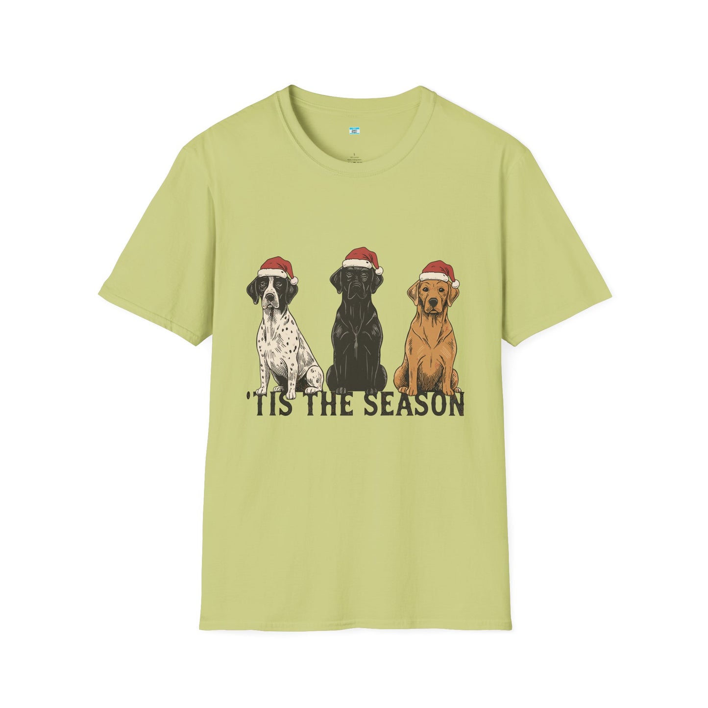 ’Tis The Season Dog Christmas Shirt – Cute Holiday Labrador Dog Lover Tee