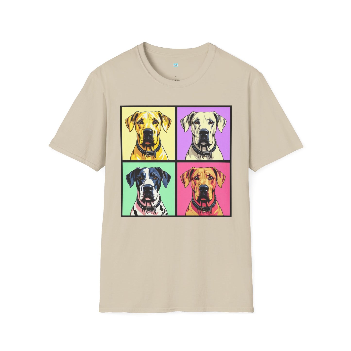 Pop Art Great Dane T-Shirt β Colorful Dog Lover Graphic Tee