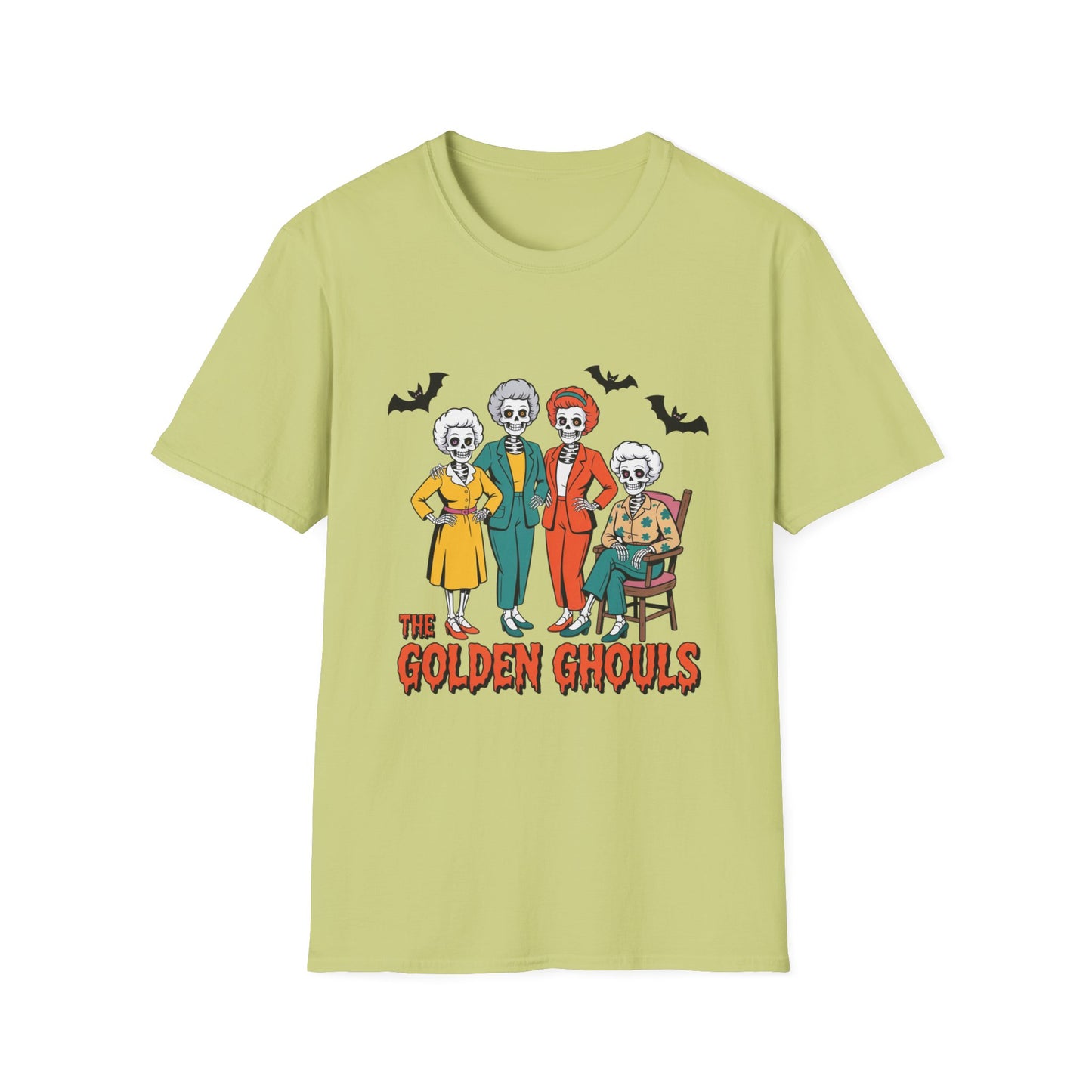 Golden Ghouls Halloween Parody T-Shirt β Funny Skeleton Golden Girls Tee