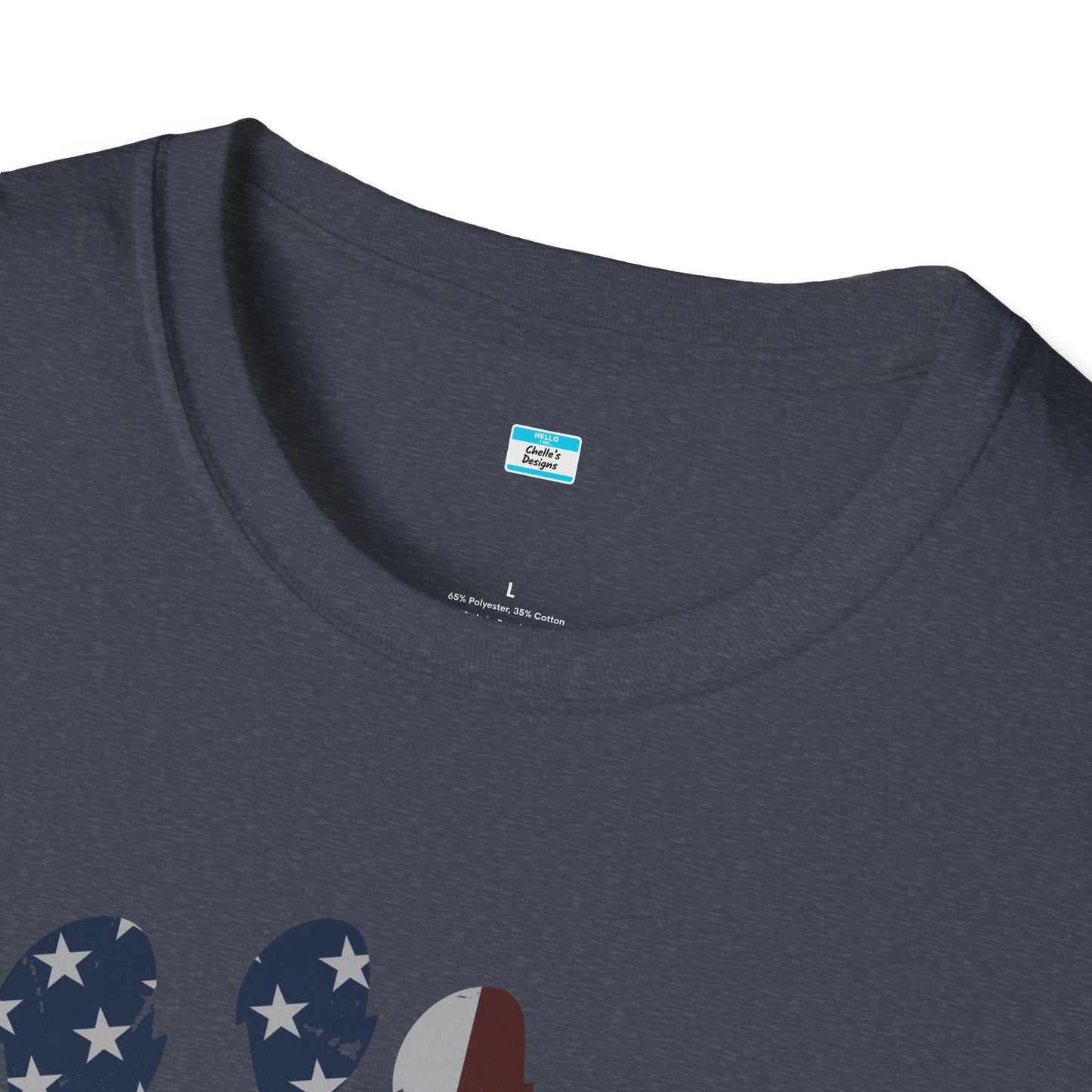 Patriotic Bigfoot Footprint T-Shirt, American Flag Sasquatch USA Tee
