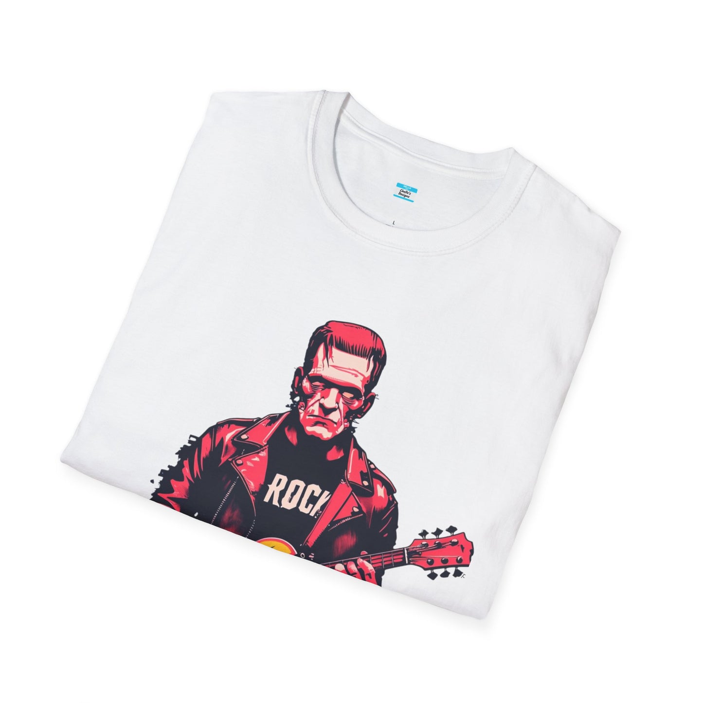 Frankenstein Rock Guitar T-Shirt – Horror Punk Monster Music Tee