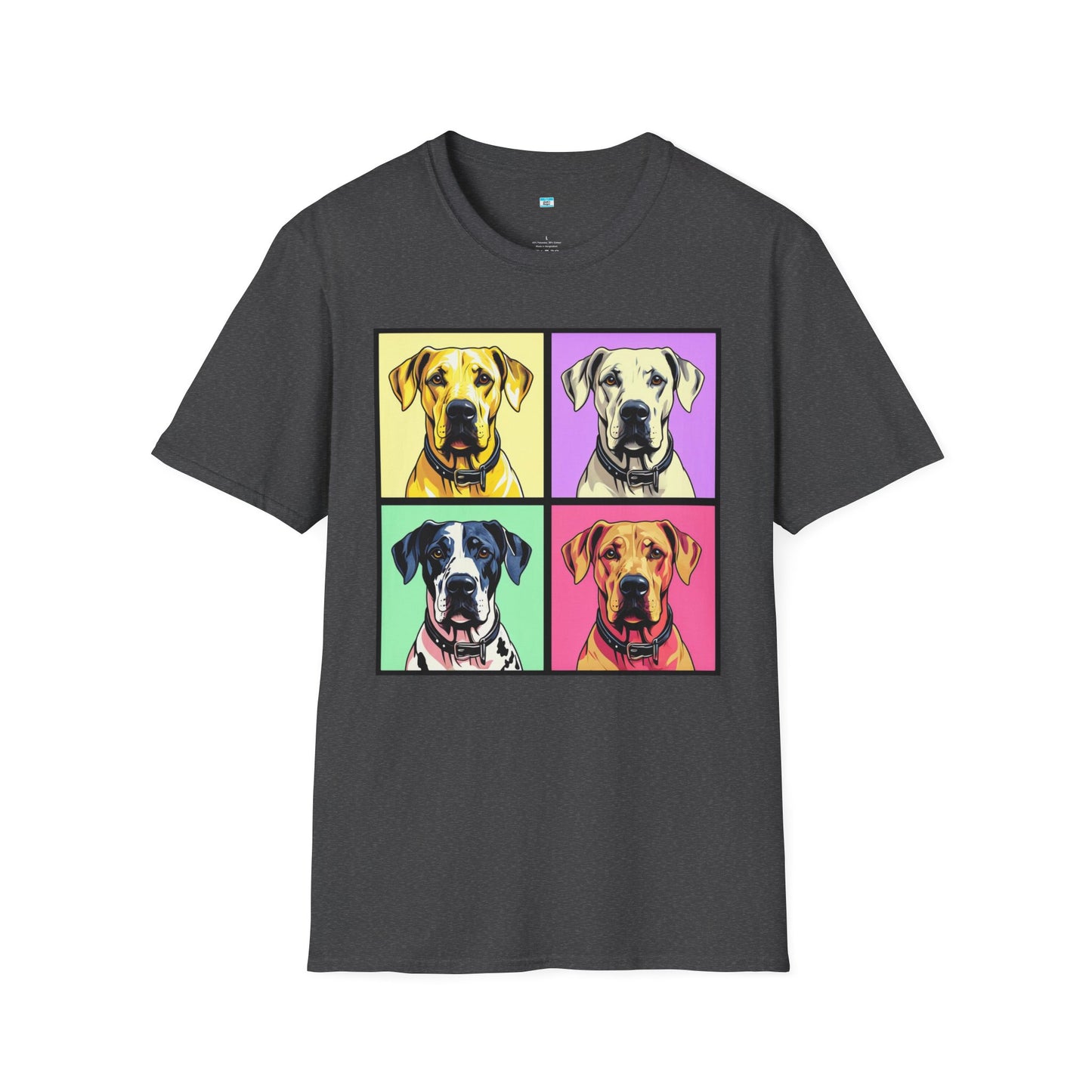 Pop Art Great Dane T-Shirt β Colorful Dog Lover Graphic Tee
