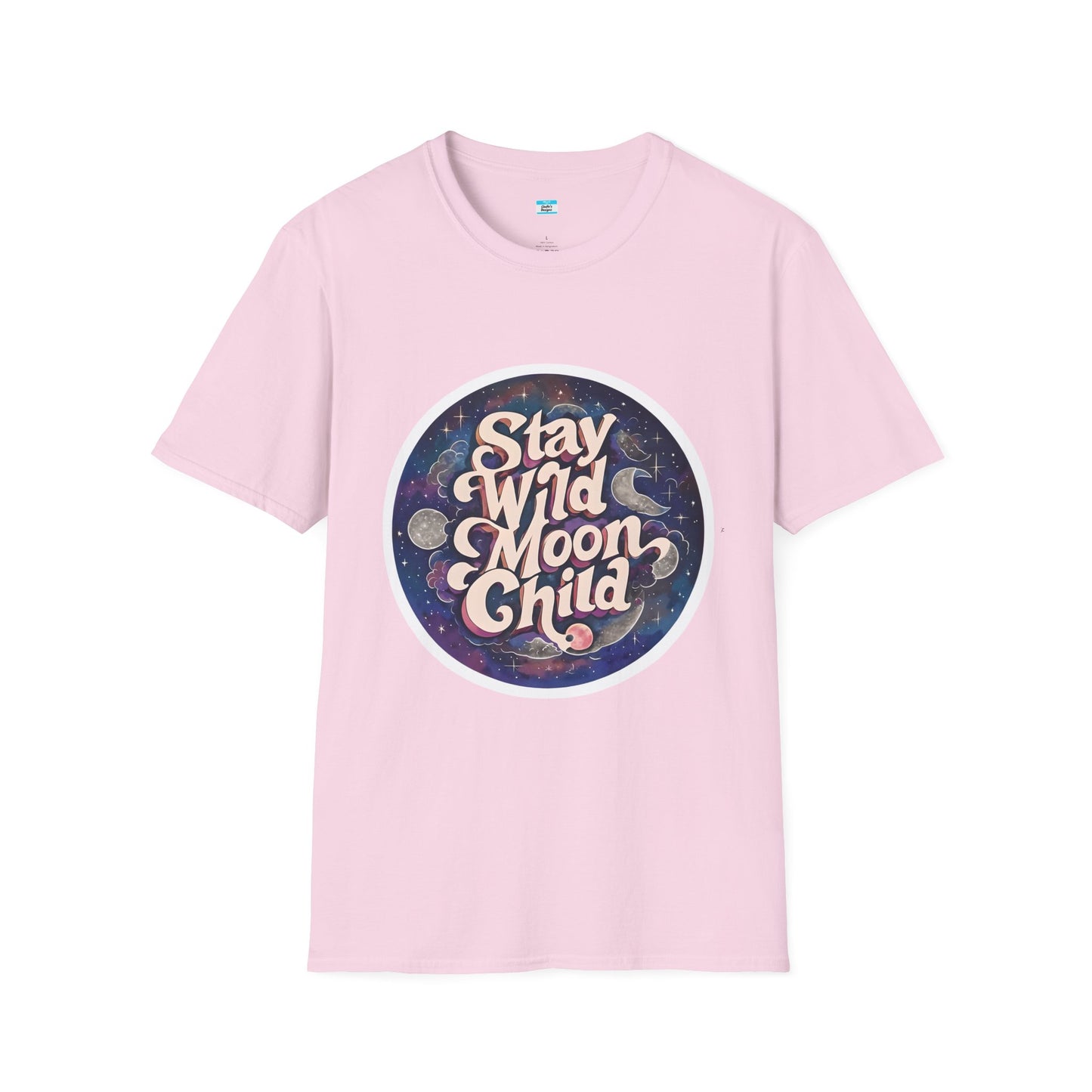 Stay Wild Moon Child T-Shirt β Boho Retro Celestial Graphic Tee
