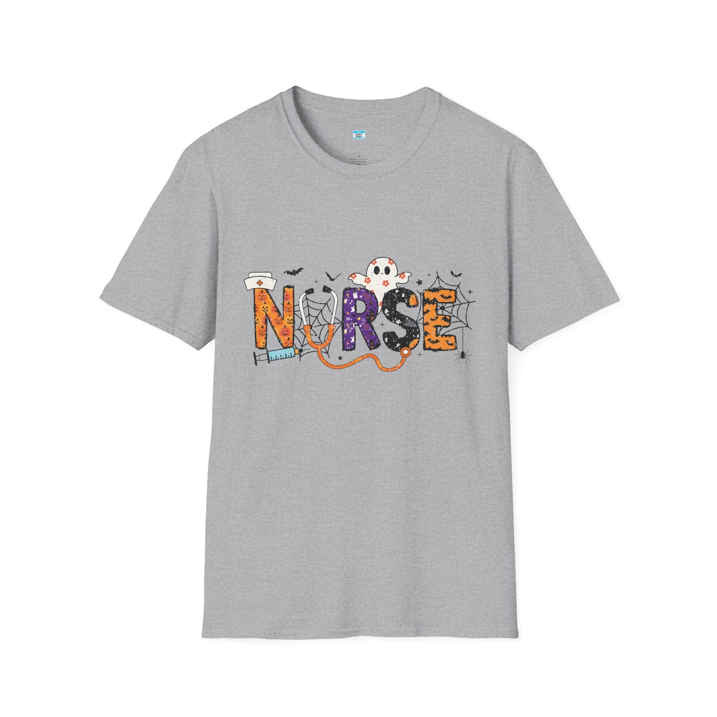 Halloween Nurse T-Shirt – Funny Spooky Medical Graphic Tee for Nurses