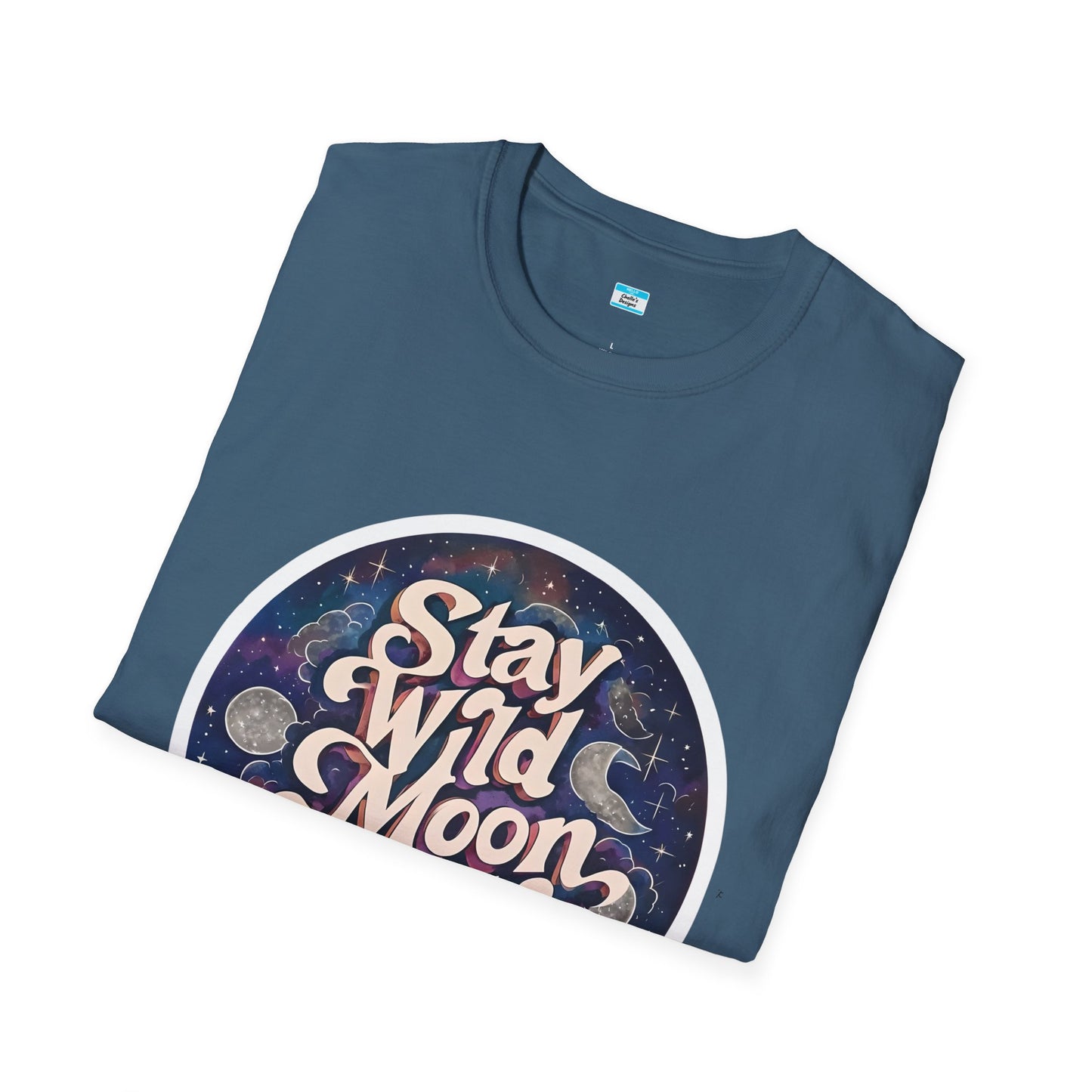 Stay Wild Moon Child T-Shirt β Boho Retro Celestial Graphic Tee