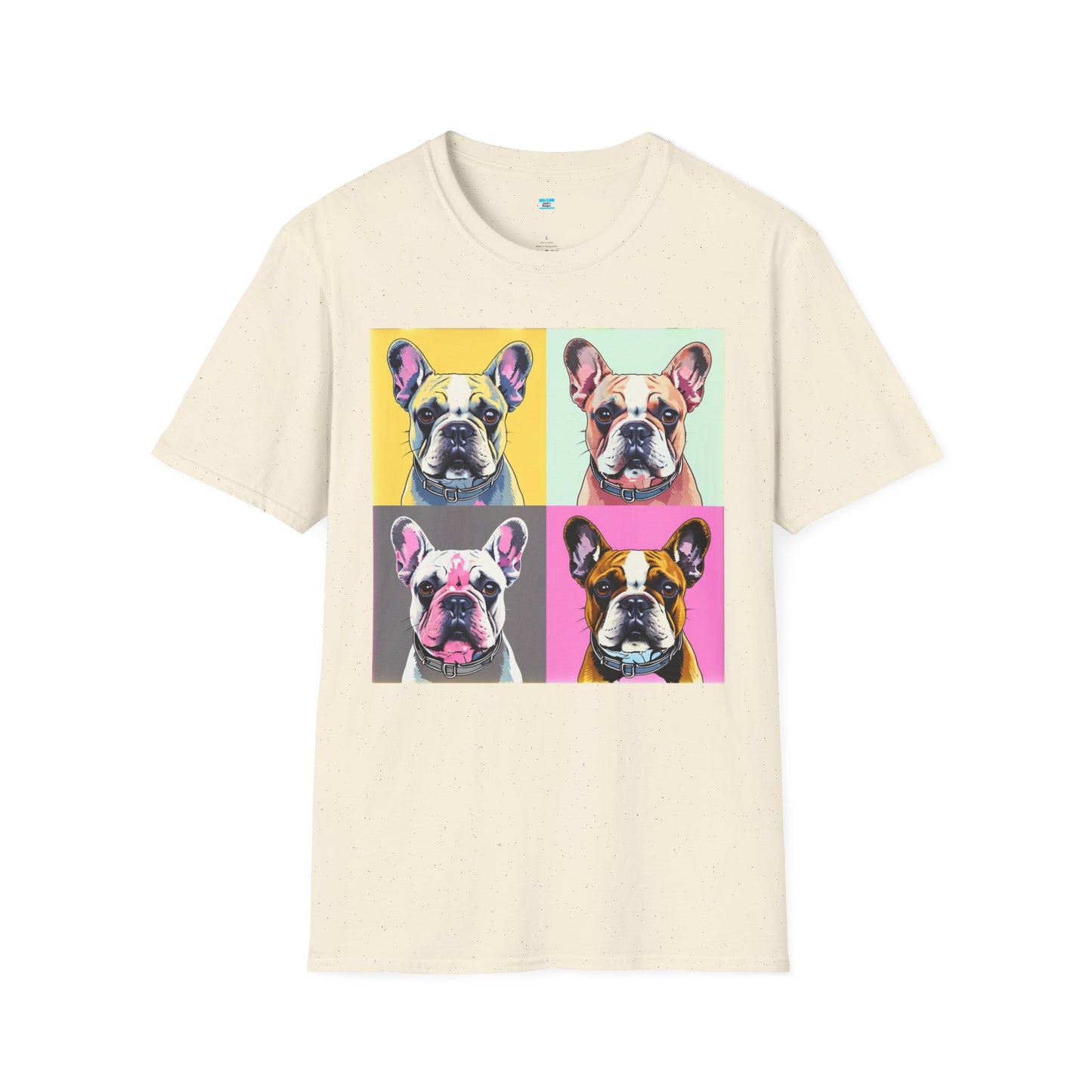 Pop Art French Bulldog T-Shirt β Colorful Frenchie Lover Graphic Tee