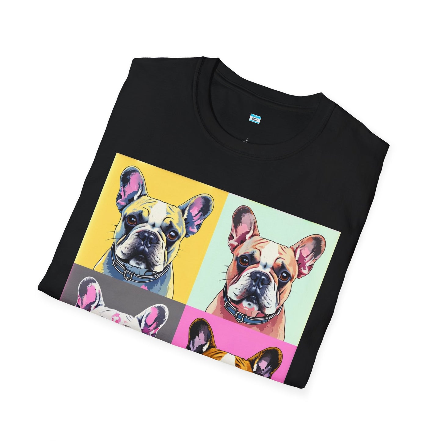 Pop Art French Bulldog T-Shirt β Colorful Frenchie Lover Graphic Tee