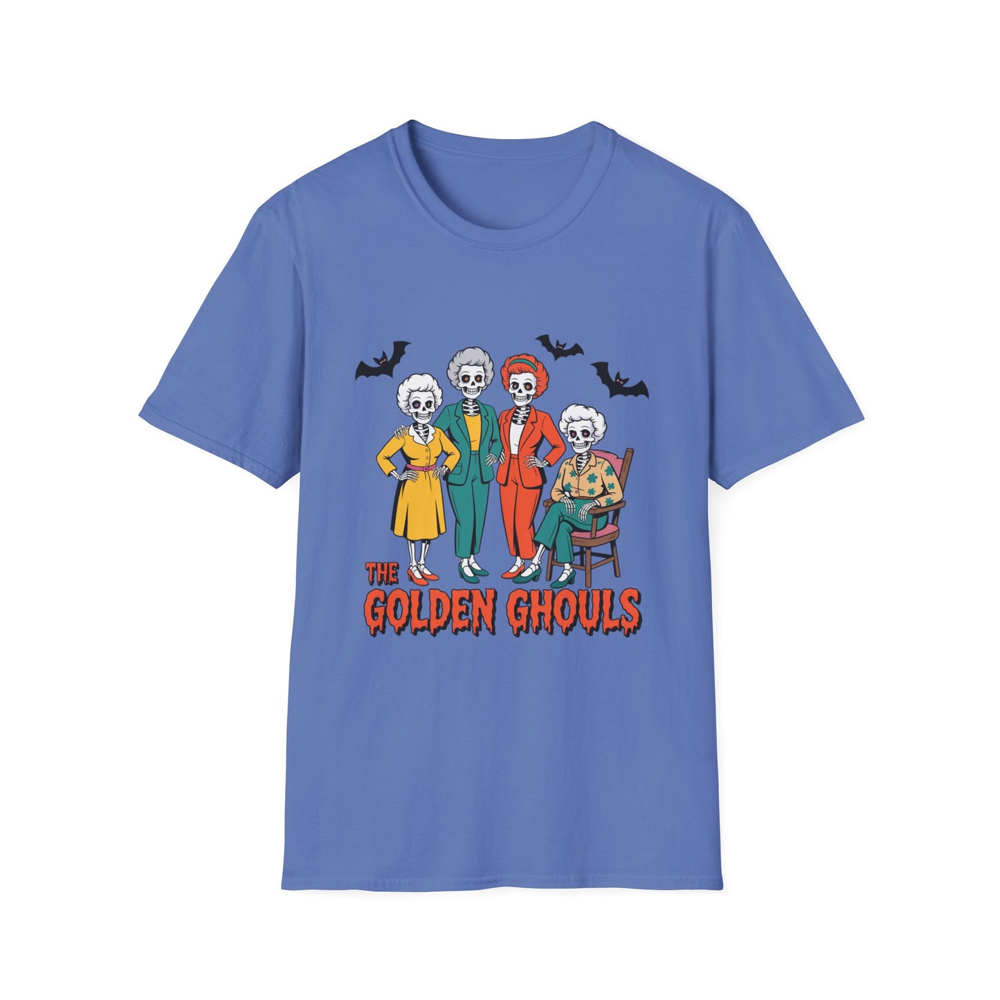 Golden Ghouls Halloween Parody T-Shirt β Funny Skeleton Golden Girls Tee