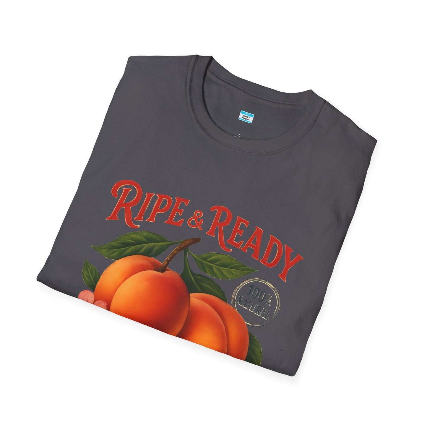 Ripe & Ready Peach T-Shirt β Hidden Valley Sweet Juicy Vintage Fruit Tee