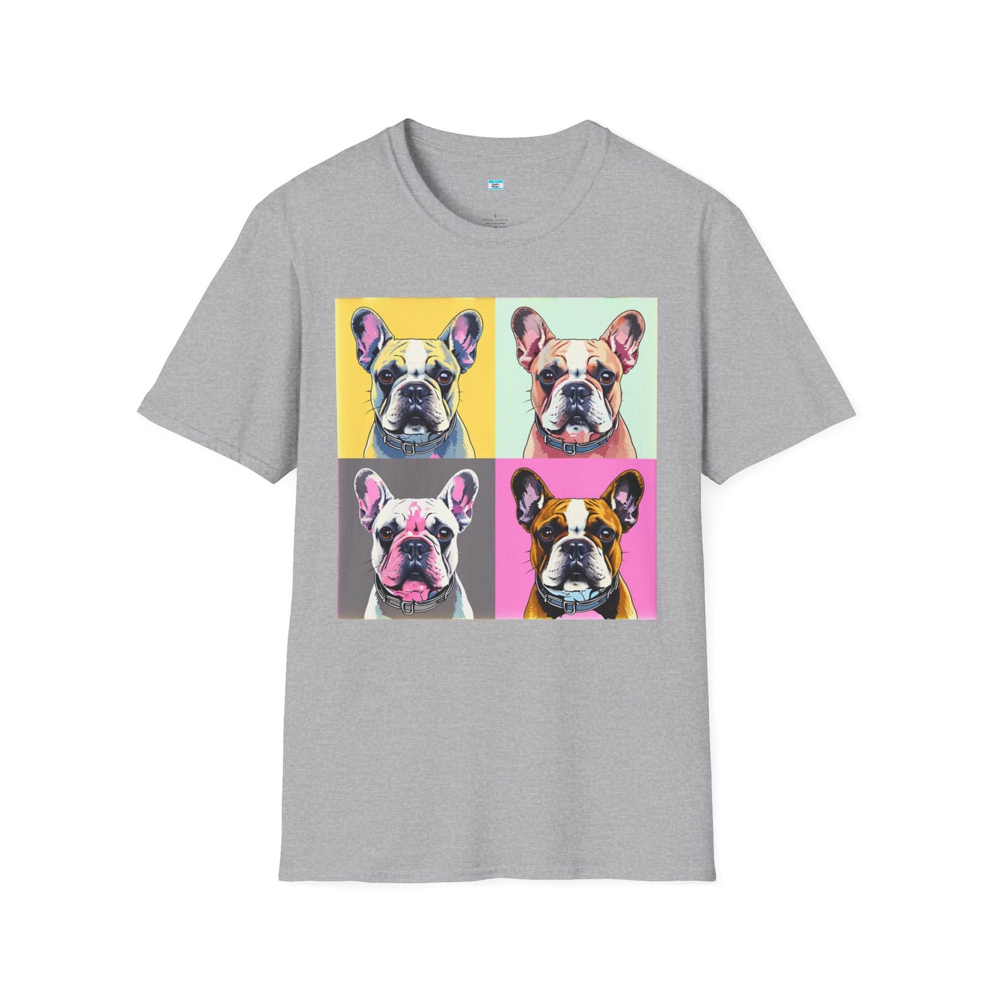 Pop Art French Bulldog T-Shirt β Colorful Frenchie Lover Graphic Tee
