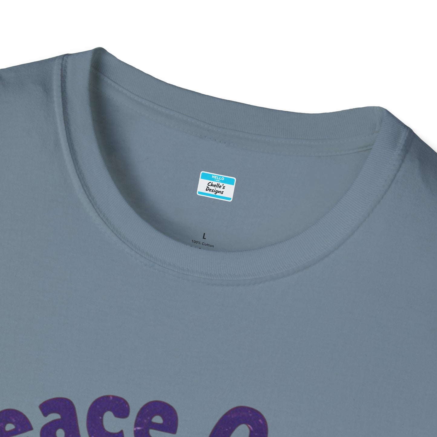 Peace Out! T-Shirt – Psychedelic Sun & Peace Sign Retro Rock Tee