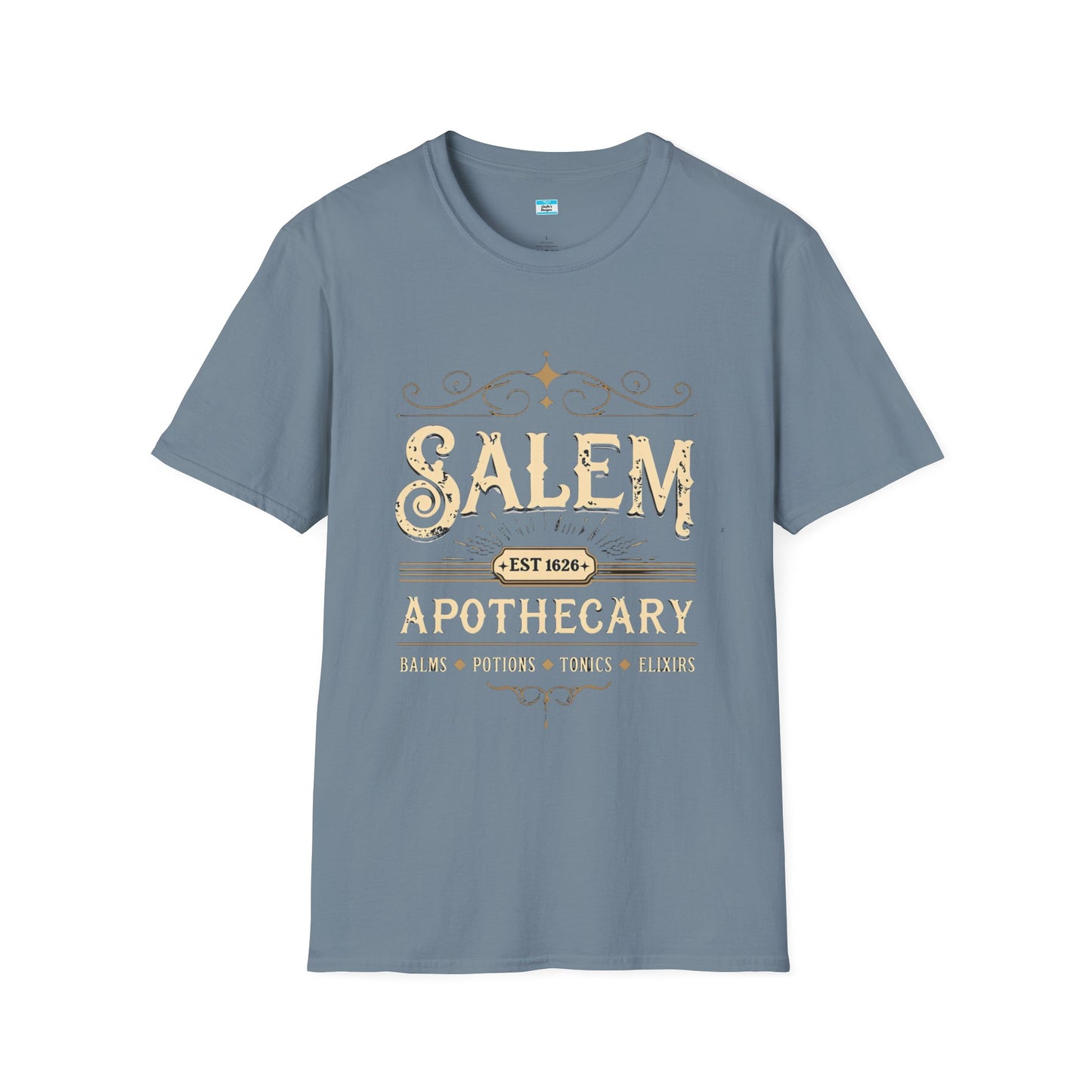 Salem Apothecary T-Shirt β Vintage Witchy Halloween Tee | Potions, Elixirs & Magic Design
