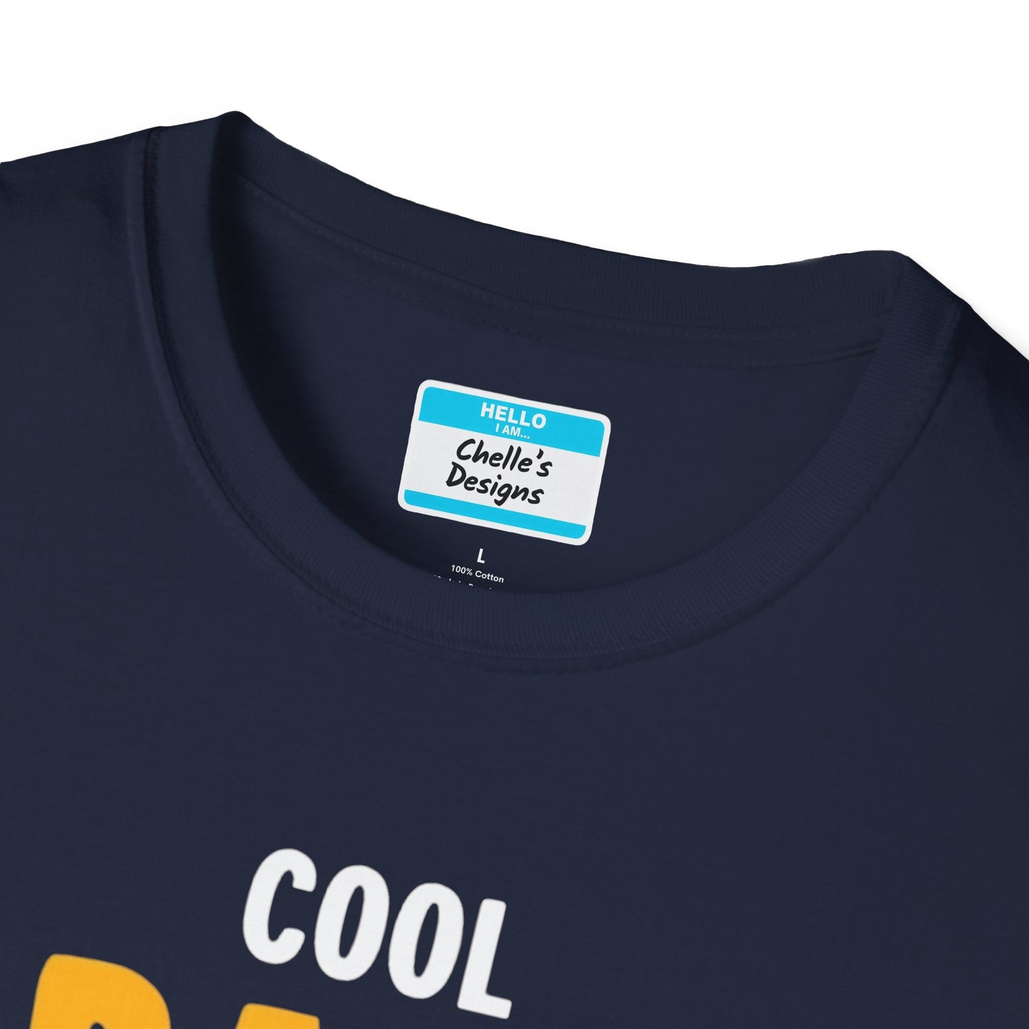 Cool Dads Have Black Beards T-Shirt | Funny Father’s Day Gift Beard Graphic Tee