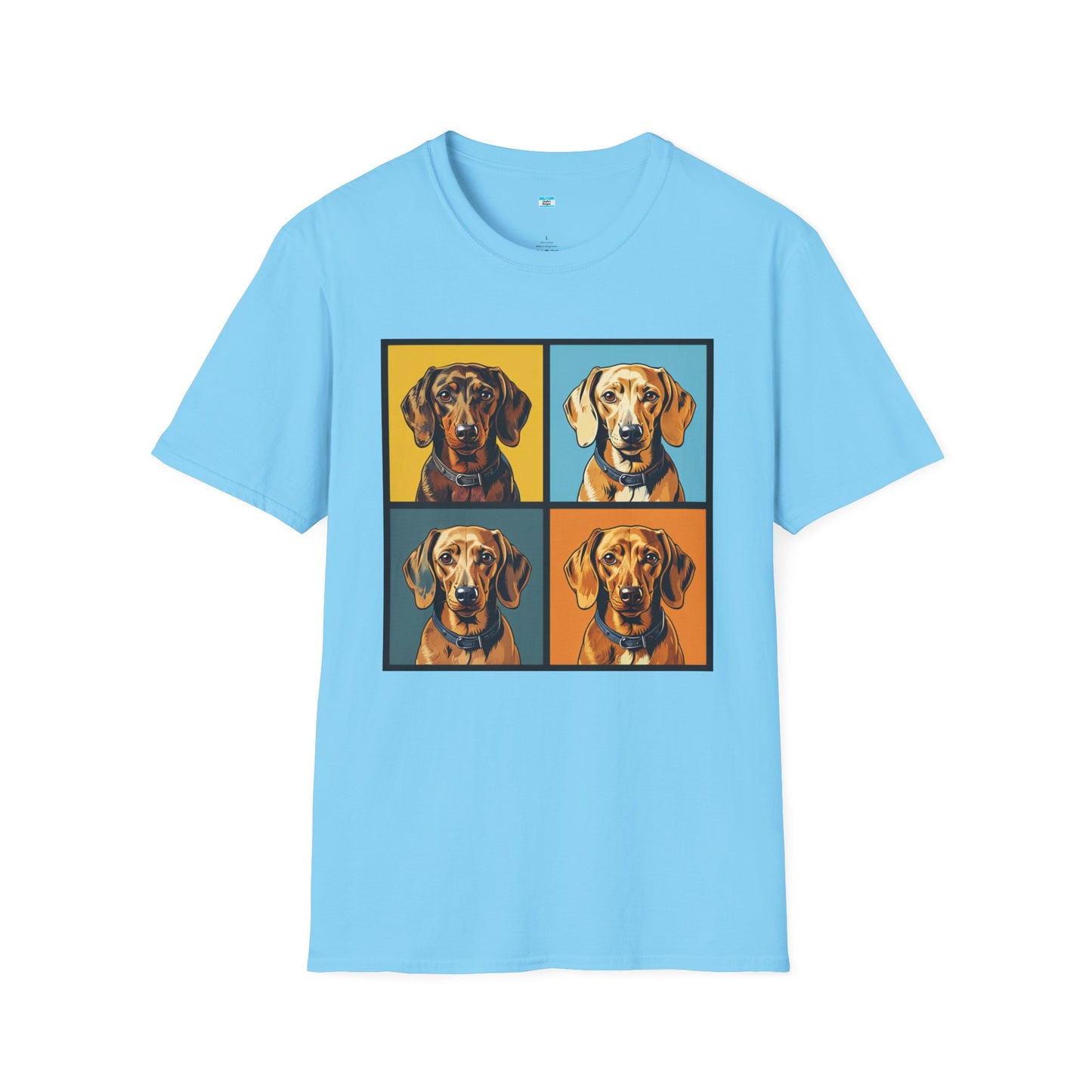 Pop Art Dachshund T-Shirt β Colorful Wiener Dog Lover Graphic Tee