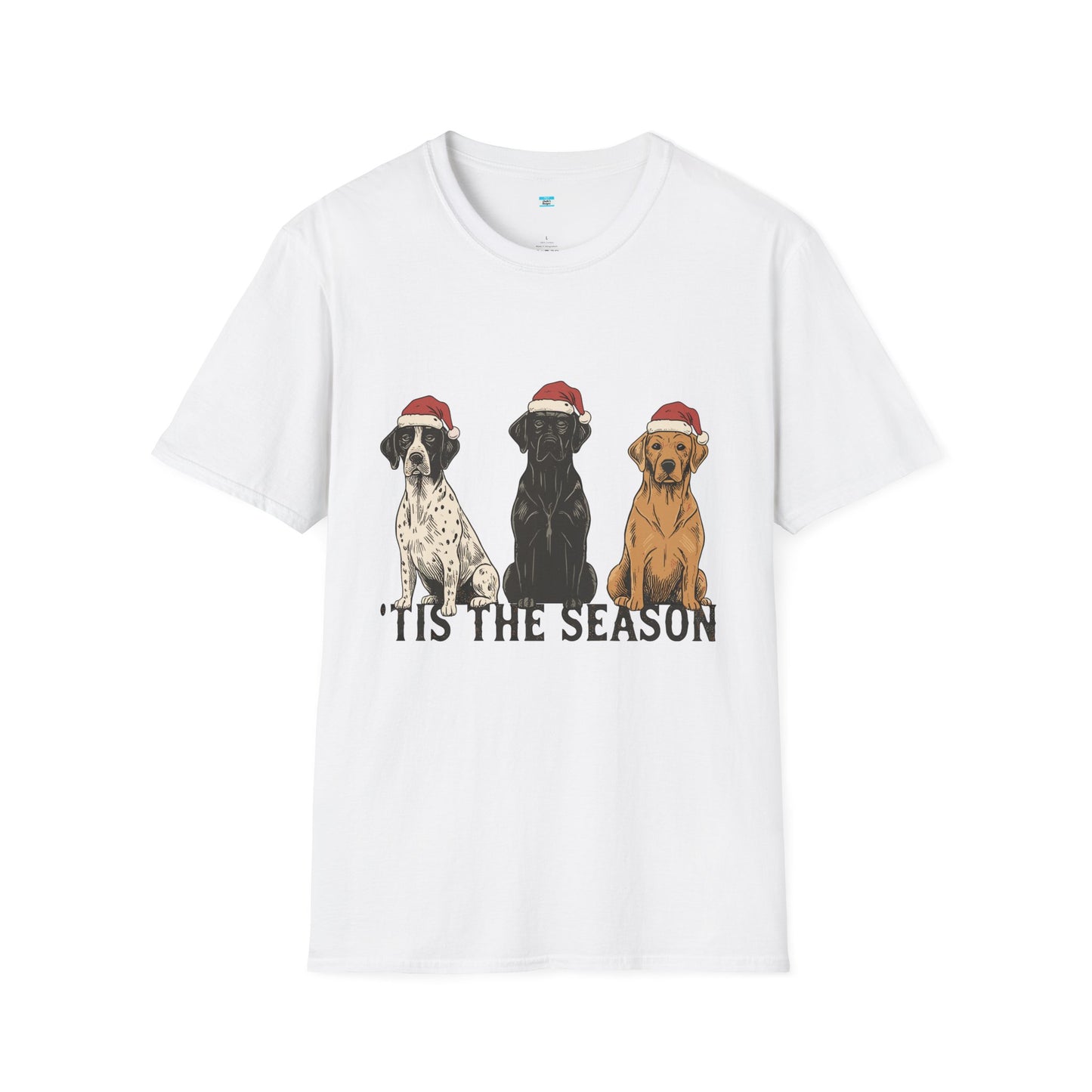 ’Tis The Season Dog Christmas Shirt – Cute Holiday Labrador Dog Lover Tee