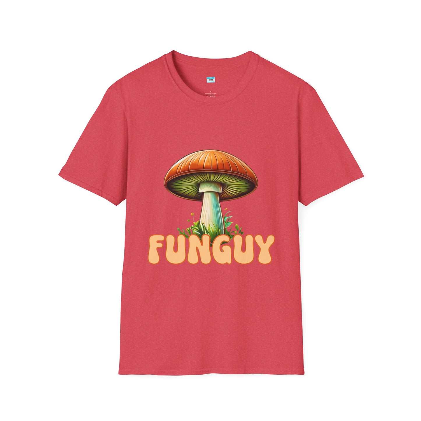 Funguy Mushroom T-Shirt, Funny Pun Graphic Tee for Nature Lovers & Gamers, Funny Mushroom Shirt, Nature Lover Gift, Botanical Tee, Mycology Apparel