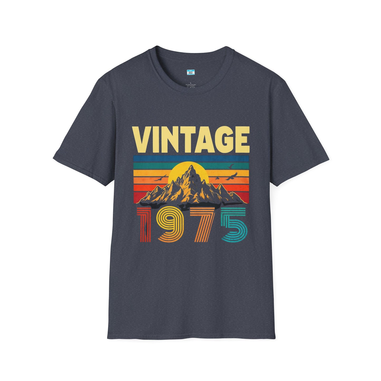 Vintage 1975 T-Shirt β Retro Sunset Mountain 70s Birthday Tee