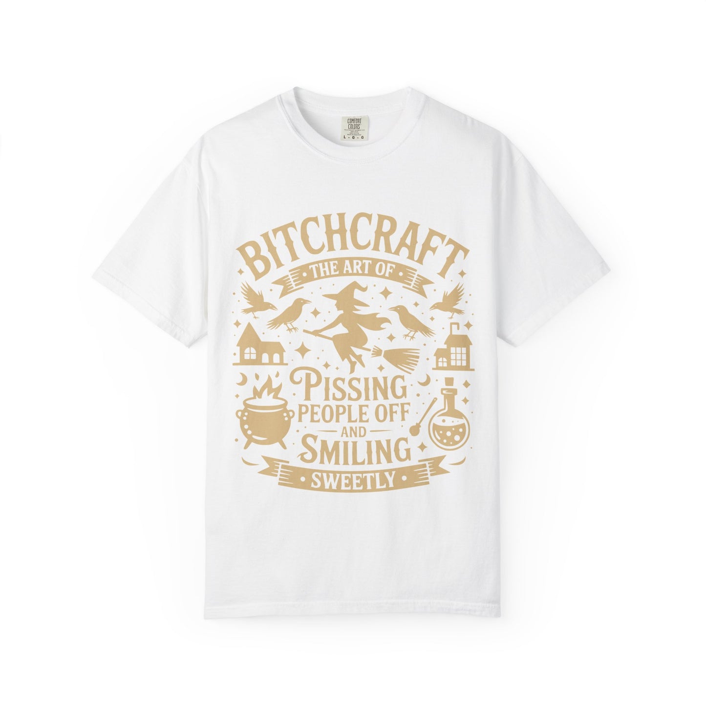 Bitchcraft – Funny Witchy T-Shirt | Gothic Witch Humor Tee