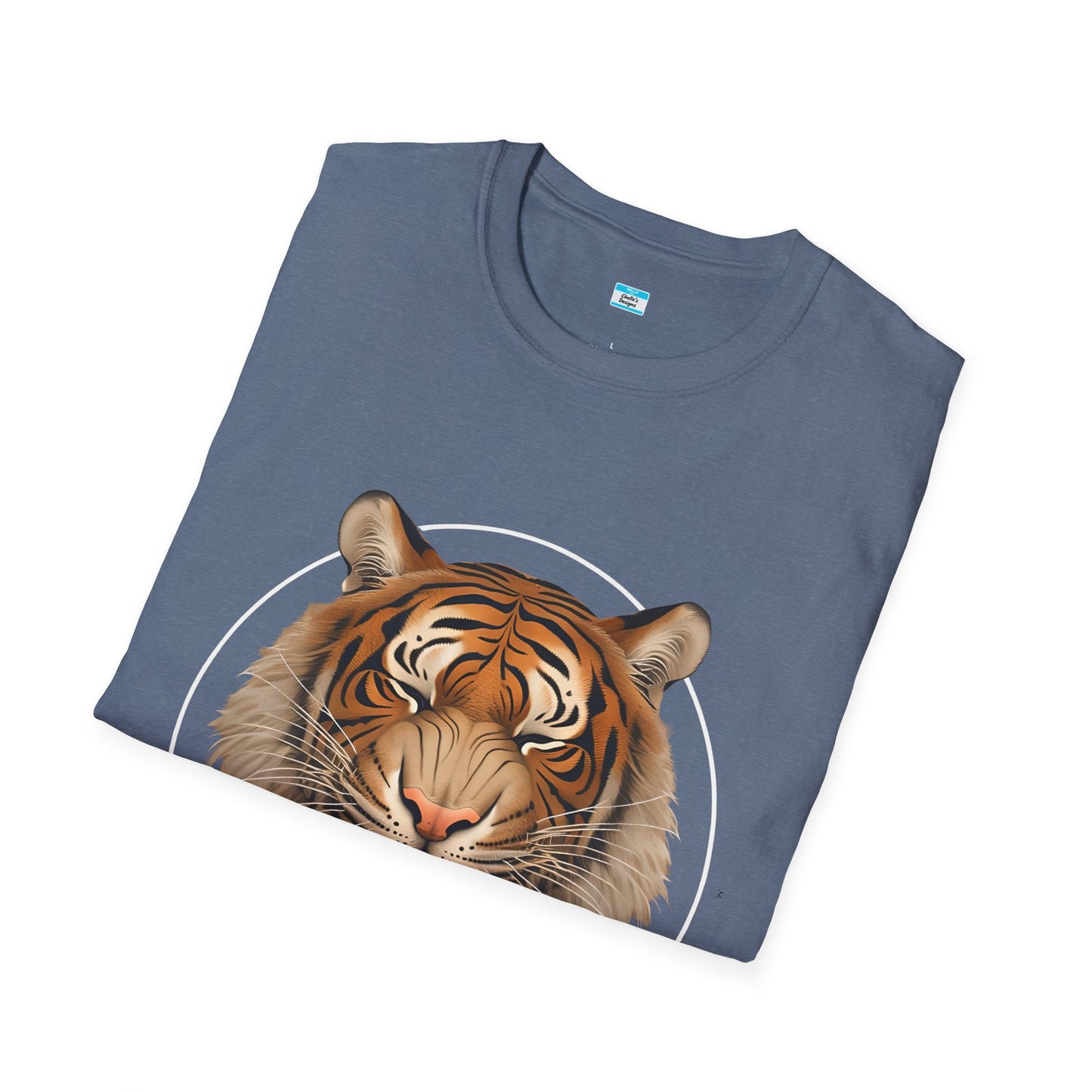 Roaring Tiger Face Graphic T-Shirt – Bold Wild Jungle Animal Tee for Men & Women