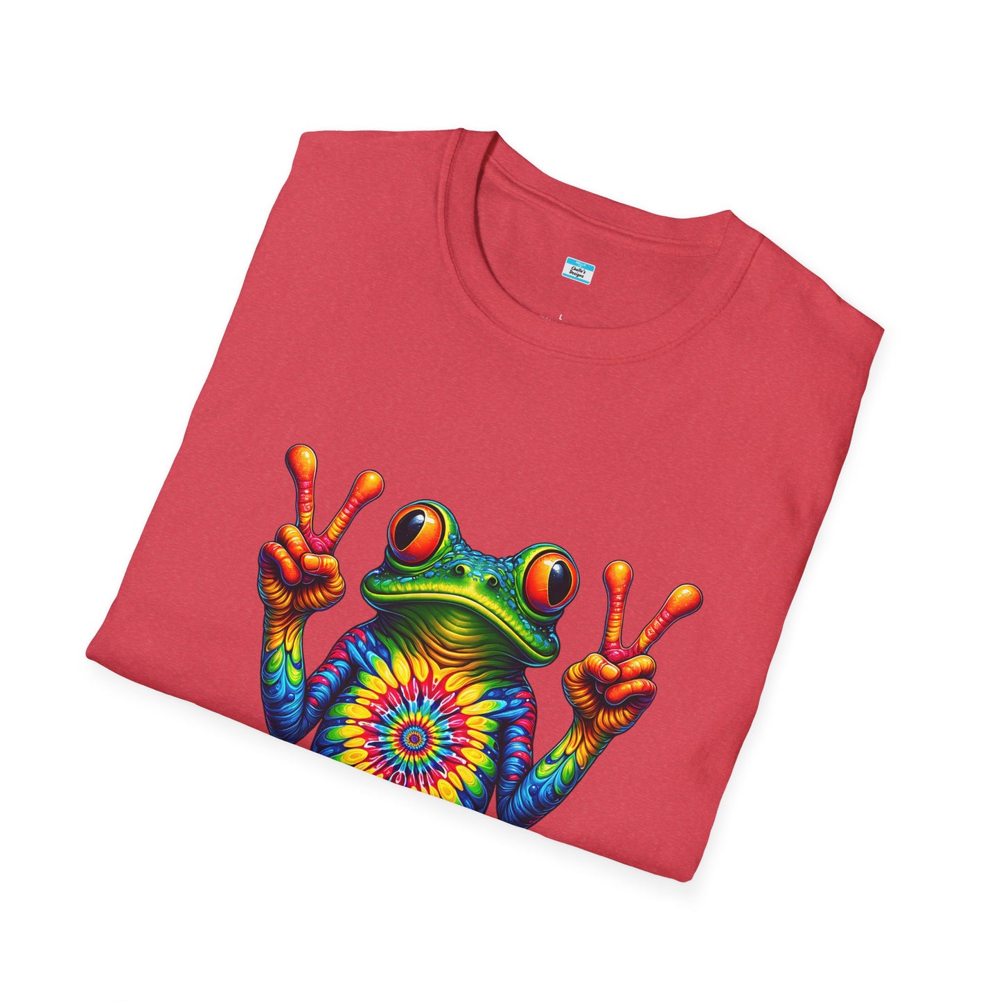 Psychedelic Peace Frog – Groovy Hippie Festival Tee