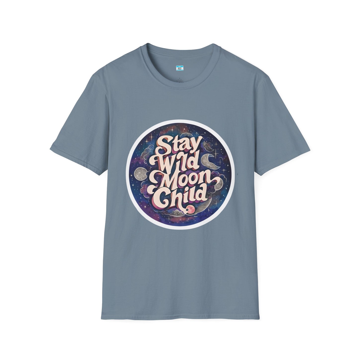 Stay Wild Moon Child T-Shirt β Boho Retro Celestial Graphic Tee