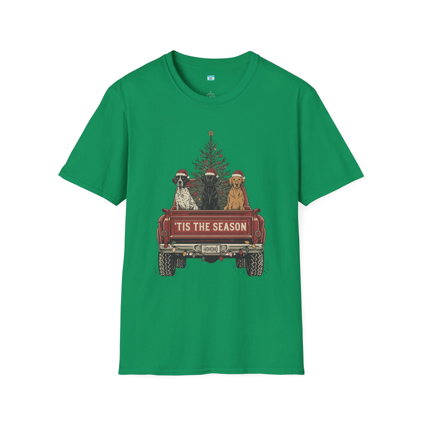 ’Tis The Season Christmas Truck Dog Shirt – Festive Holiday Dog Lover Tee