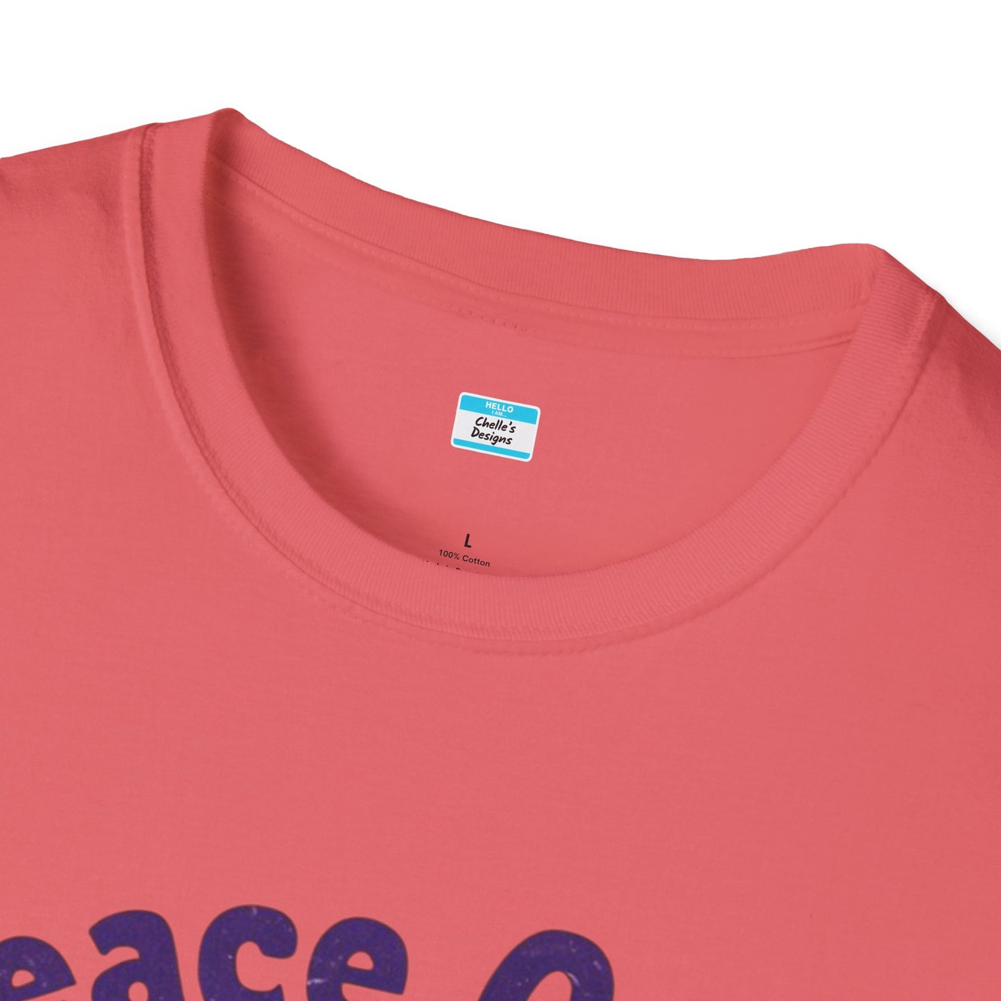 Peace Out! T-Shirt – Psychedelic Sun & Peace Sign Retro Rock Tee