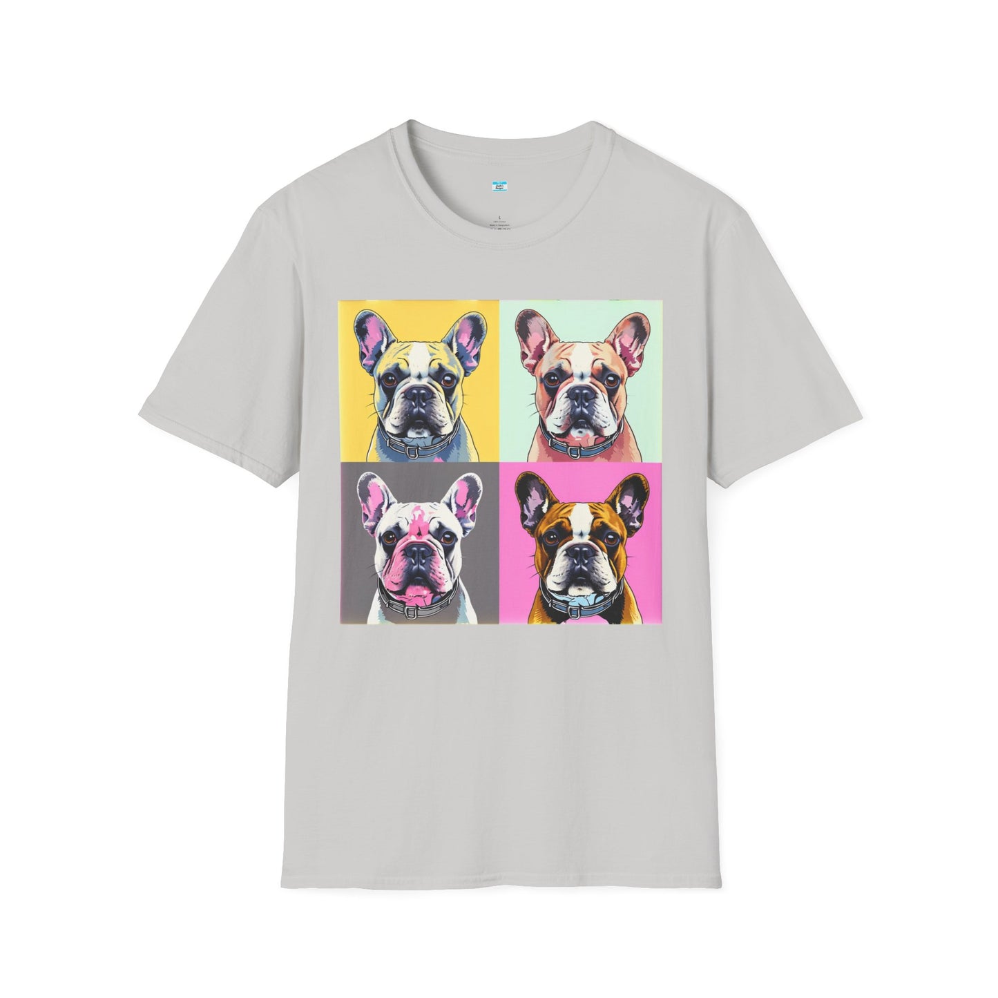Pop Art French Bulldog T-Shirt β Colorful Frenchie Lover Graphic Tee