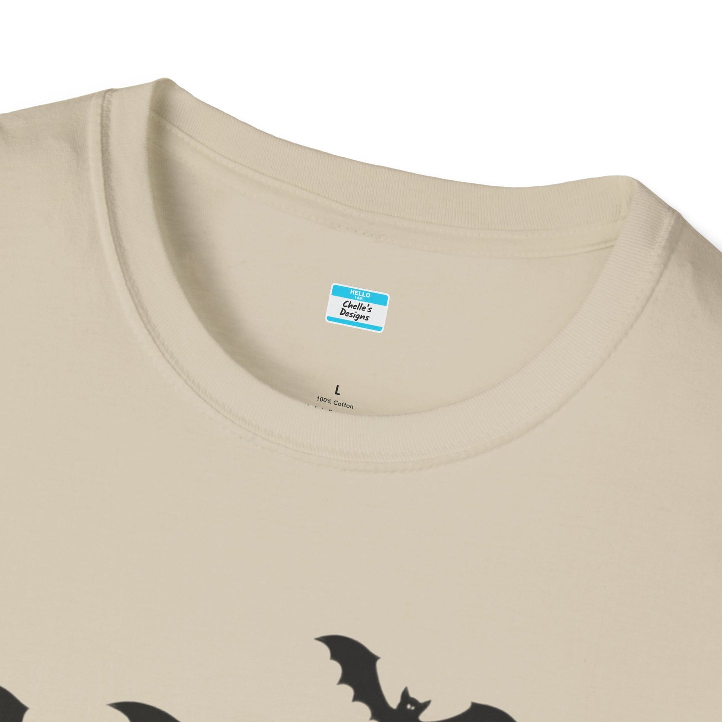 Goth Mama T-Shirt β Moon Phase & Bat Graphic Tee for Spooky Moms