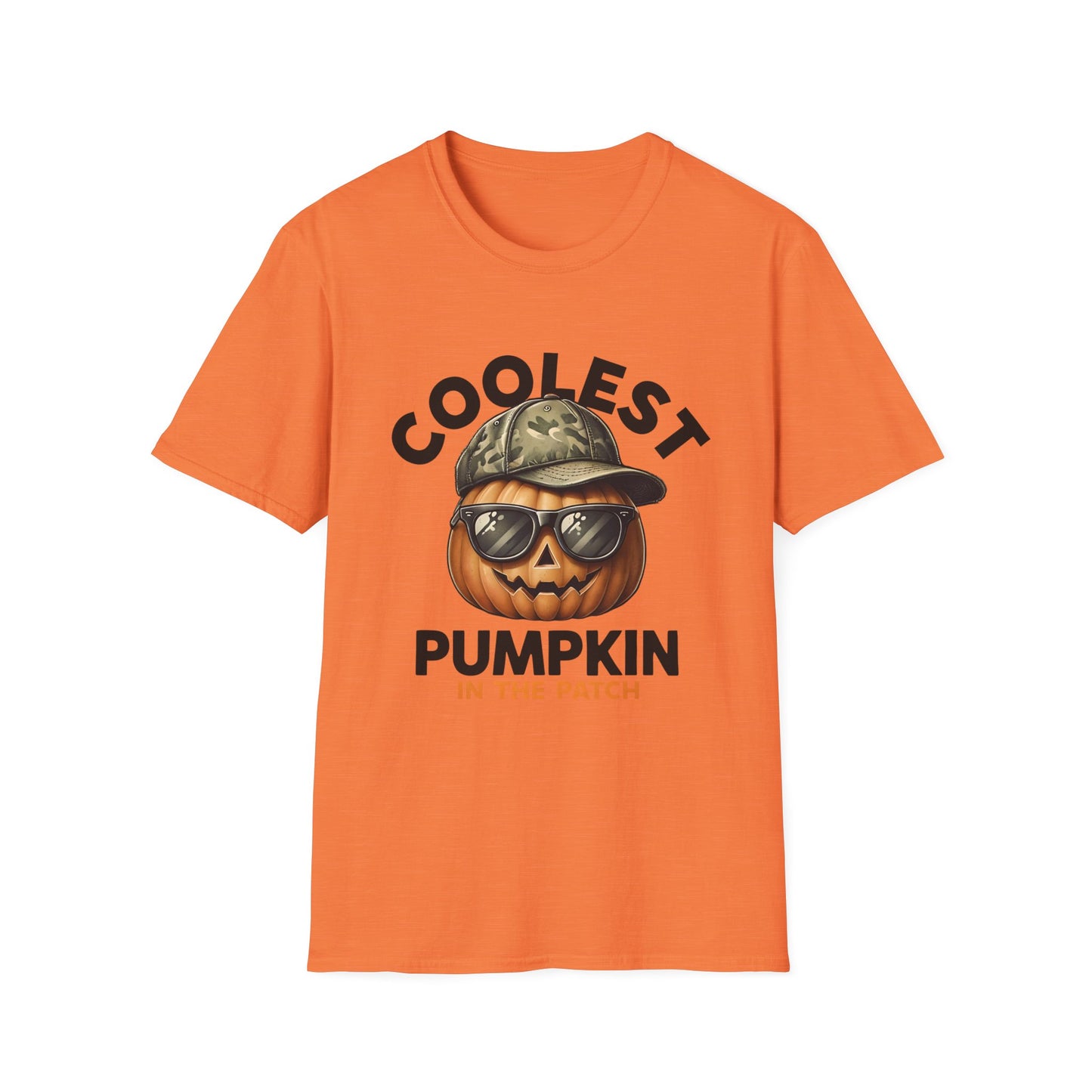 Coolest Pumpkin in the Patch T-Shirt – Funny Fall & Halloween Pumpkin Tee