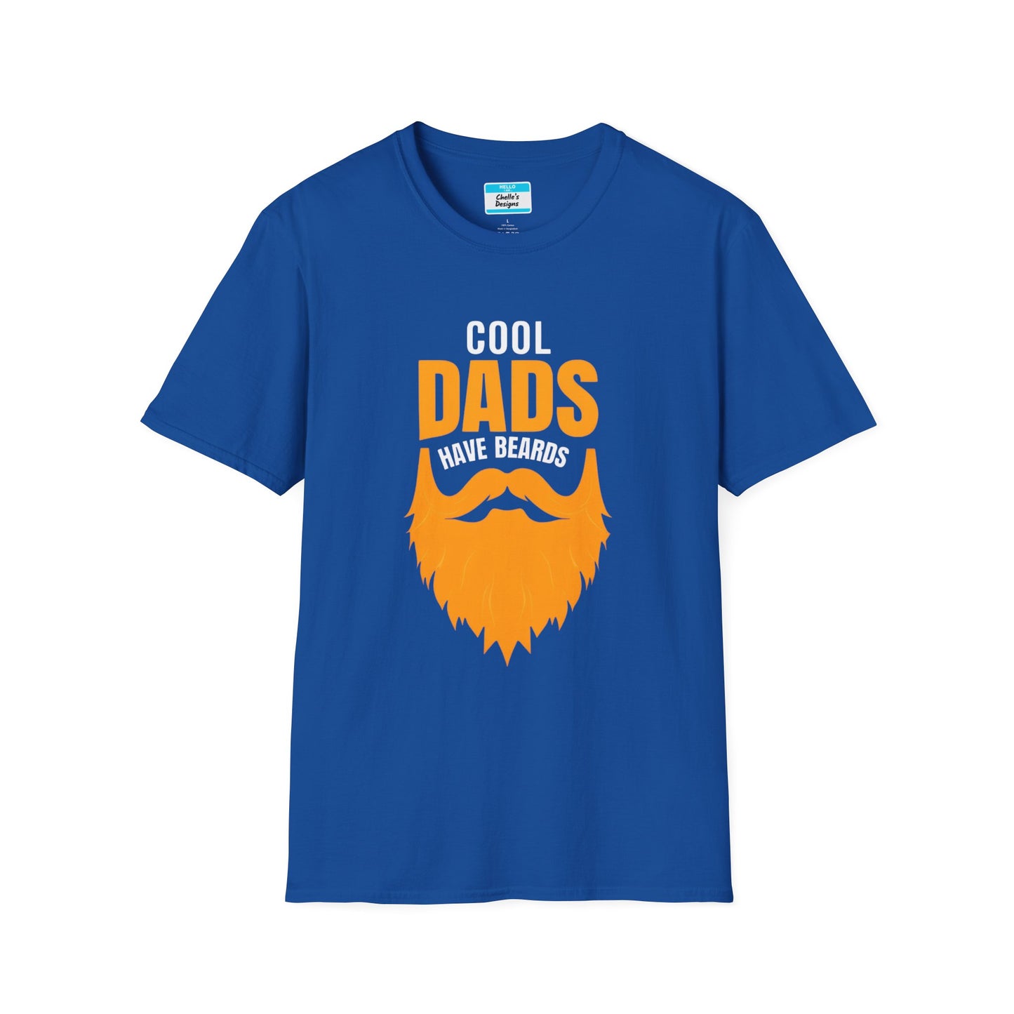 Cool Dads Have Ginger Beards T-Shirt | Funny Father’s Day Gift Beard Graphic Tee