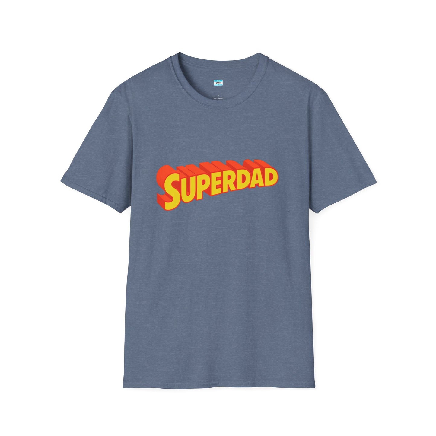 Superdad Graphic T-Shirt – Retro Comic Style Dad Tee, Fun Father’s Day Gift